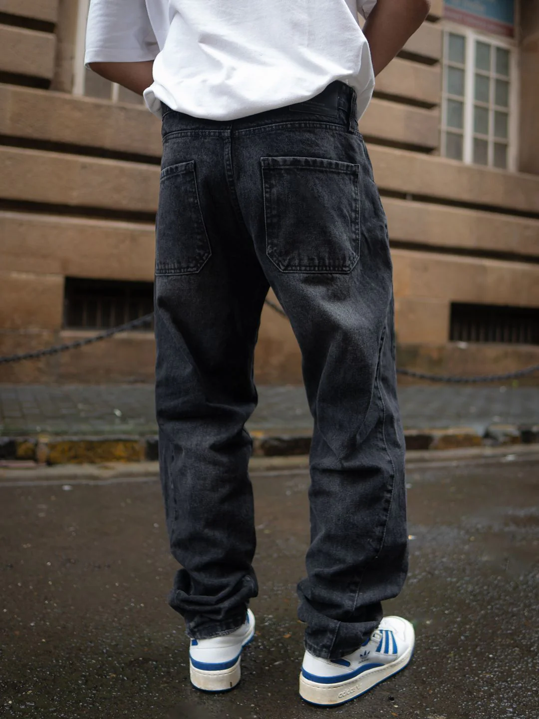 Powerlook Men Mid-Rise Baggy Fit Denim Jeans - Image 5