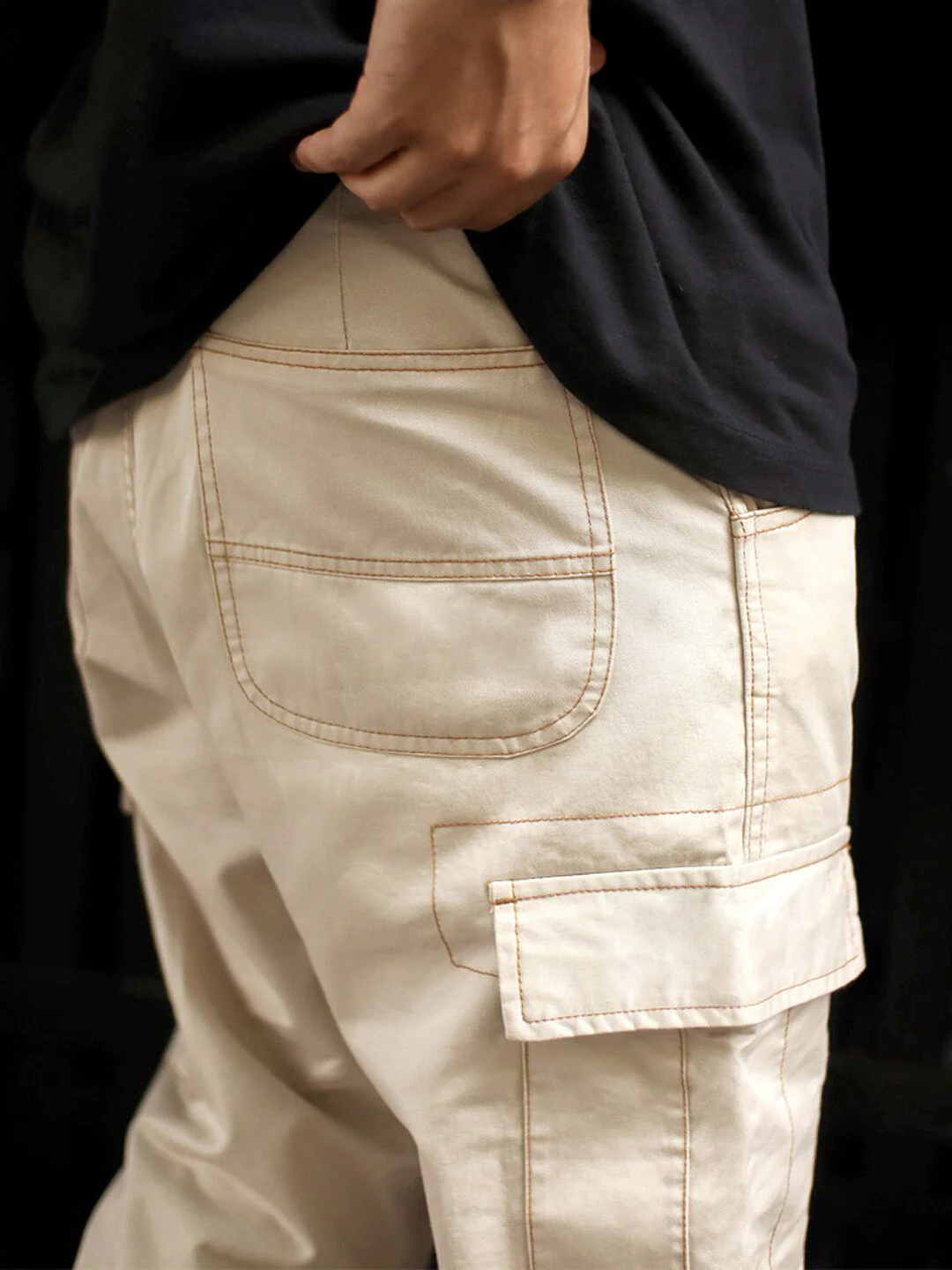 Powerlook Men Mid-Rise Regular Fit Cargos - Image 6