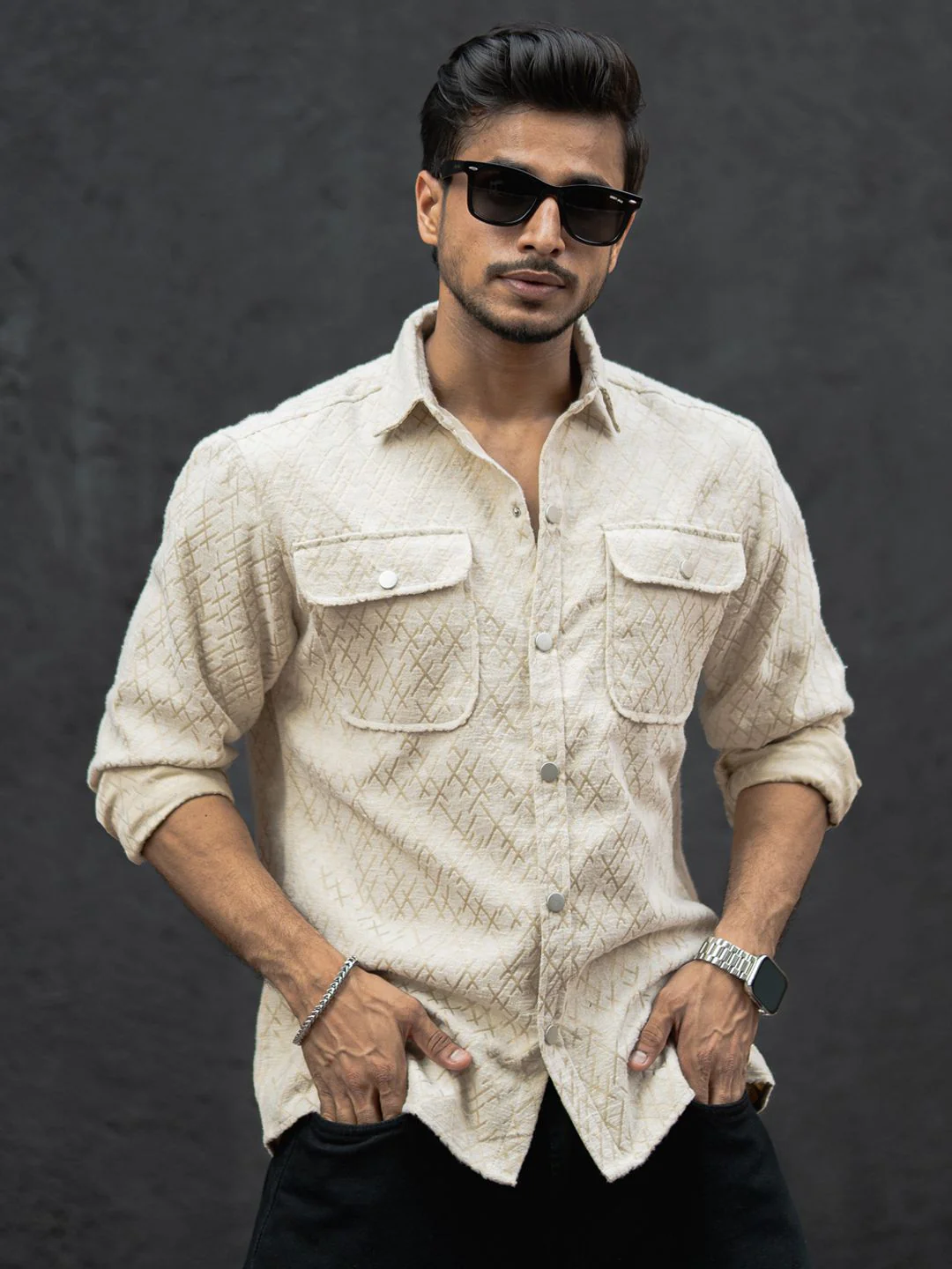 Powerlook Men Opaque Casual Shirt