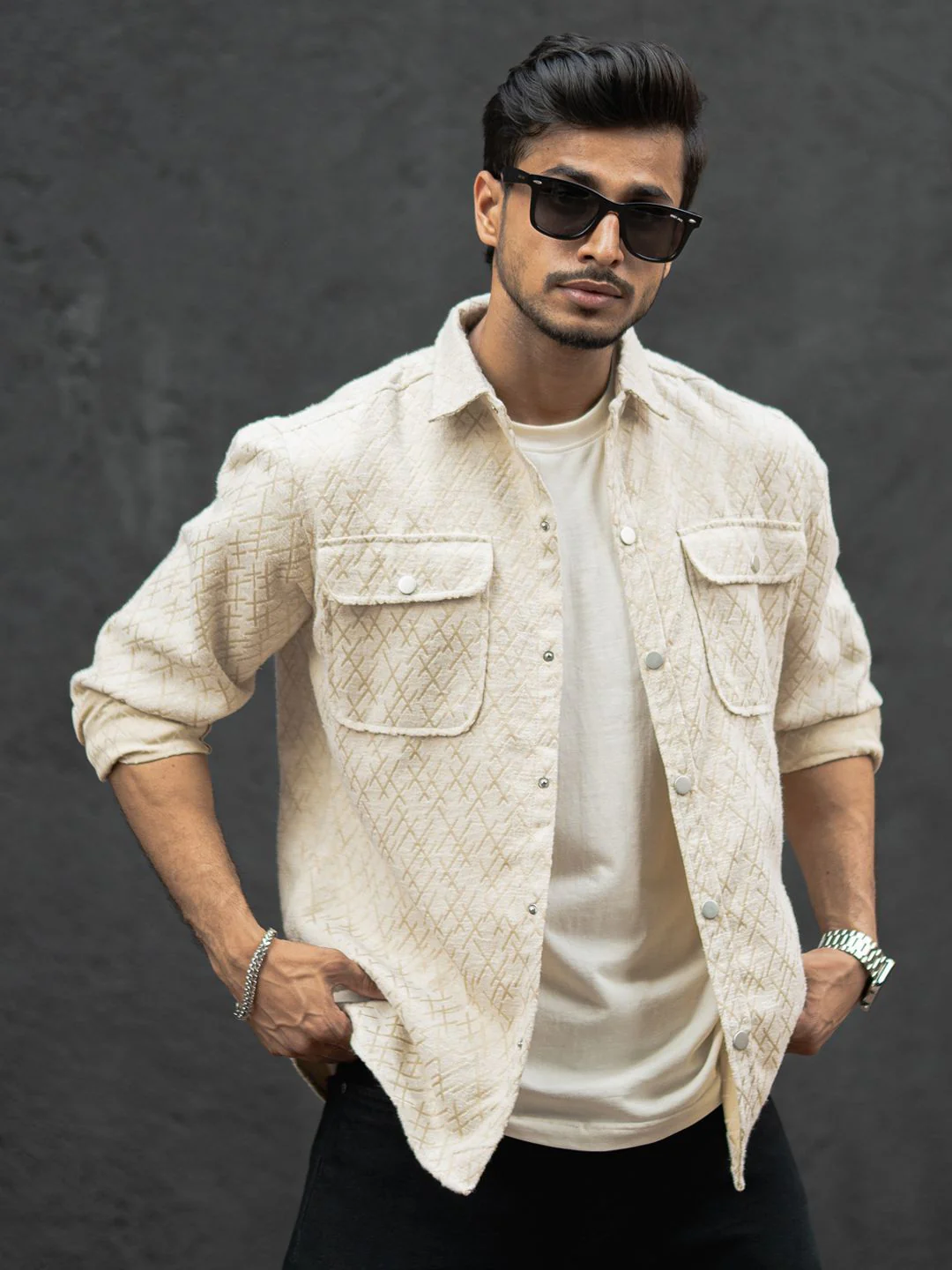 Powerlook Men Opaque Casual Shirt - Image 6