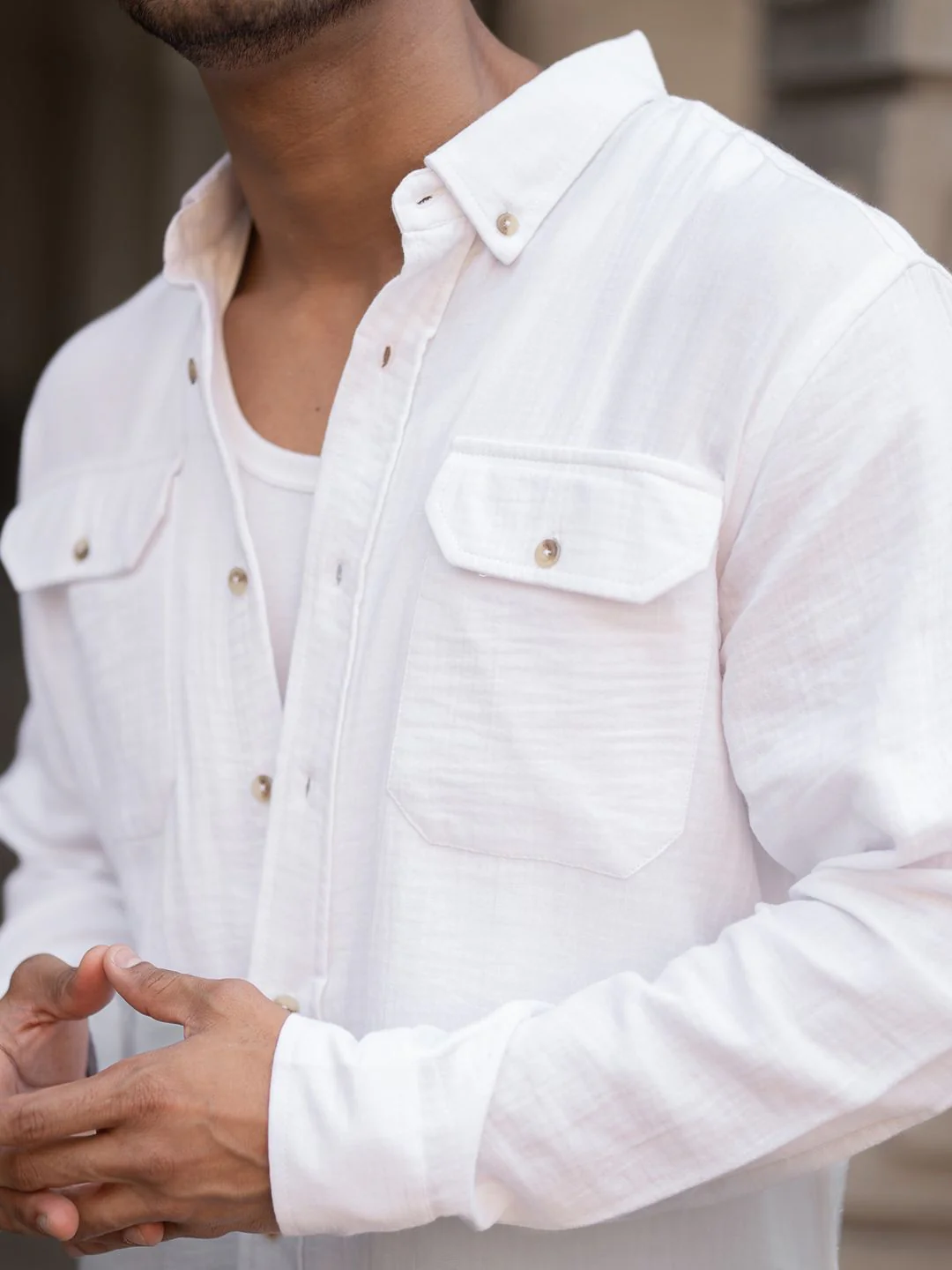 Powerlook Men Opaque Casual Shirt - Image 2