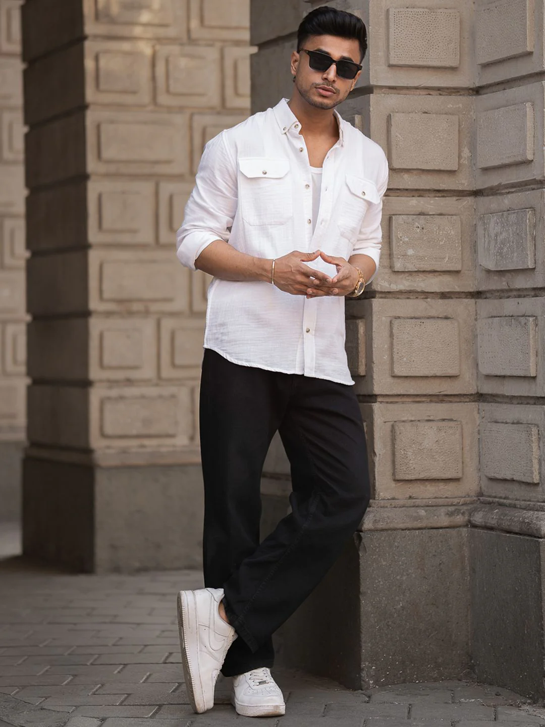 Powerlook Men Opaque Casual Shirt - Image 4