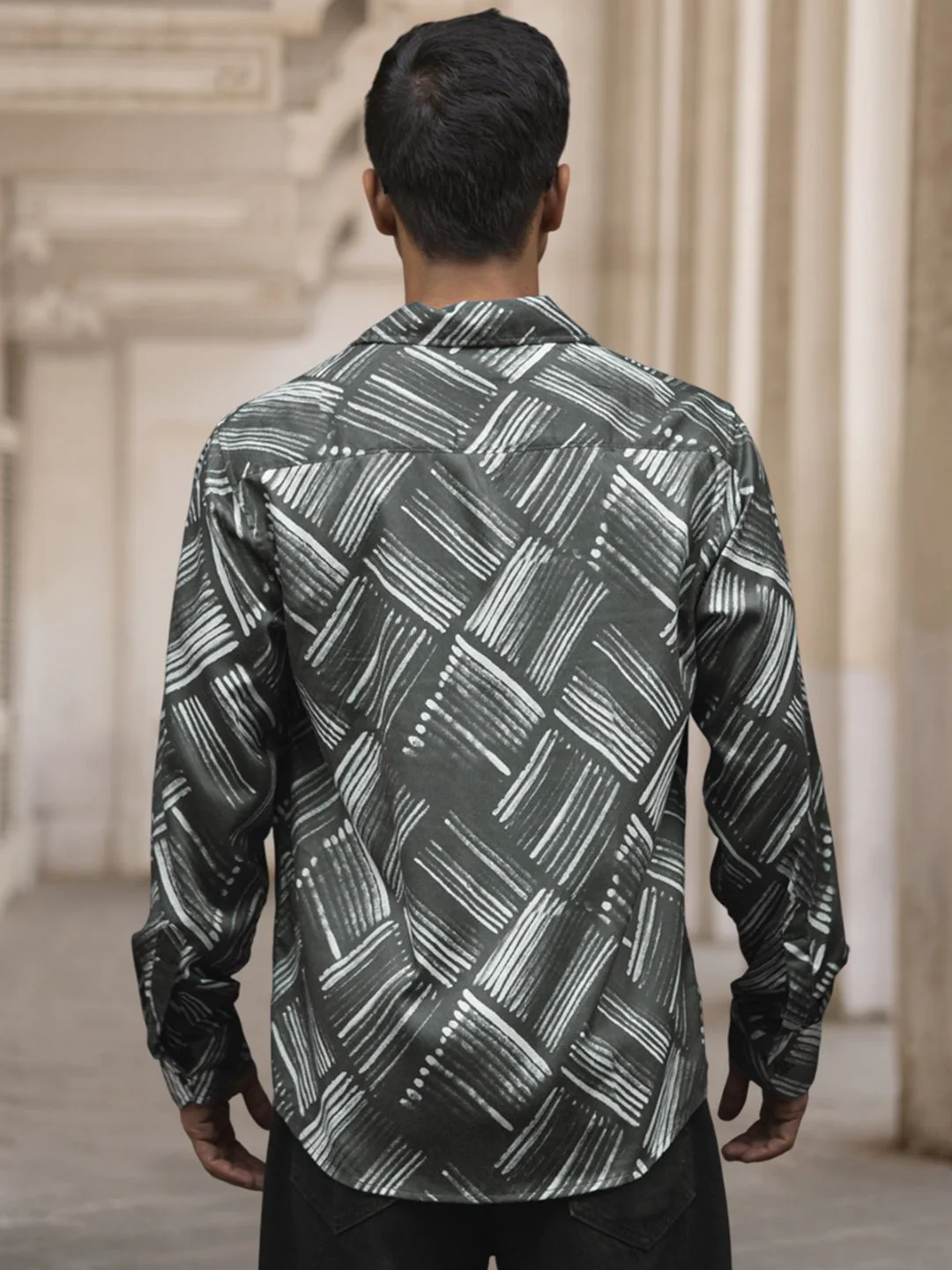 Powerlook Men Opaque Printed Casual Shirt - Image 5