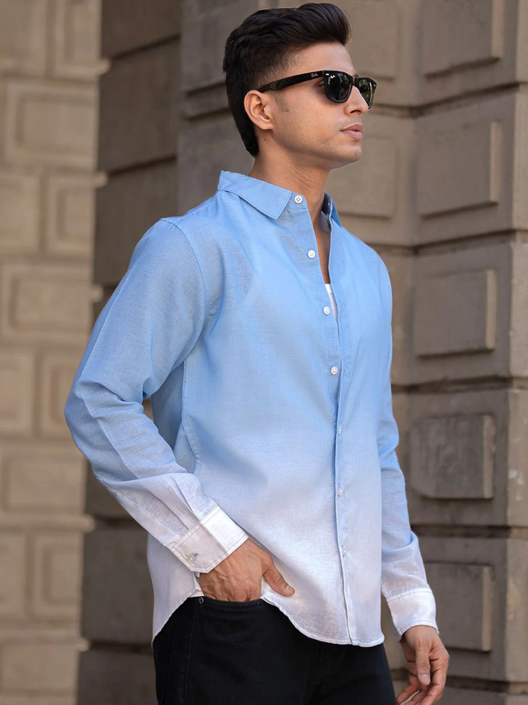 Powerlook Men Opaque Printed Casual Shirt - Image 3