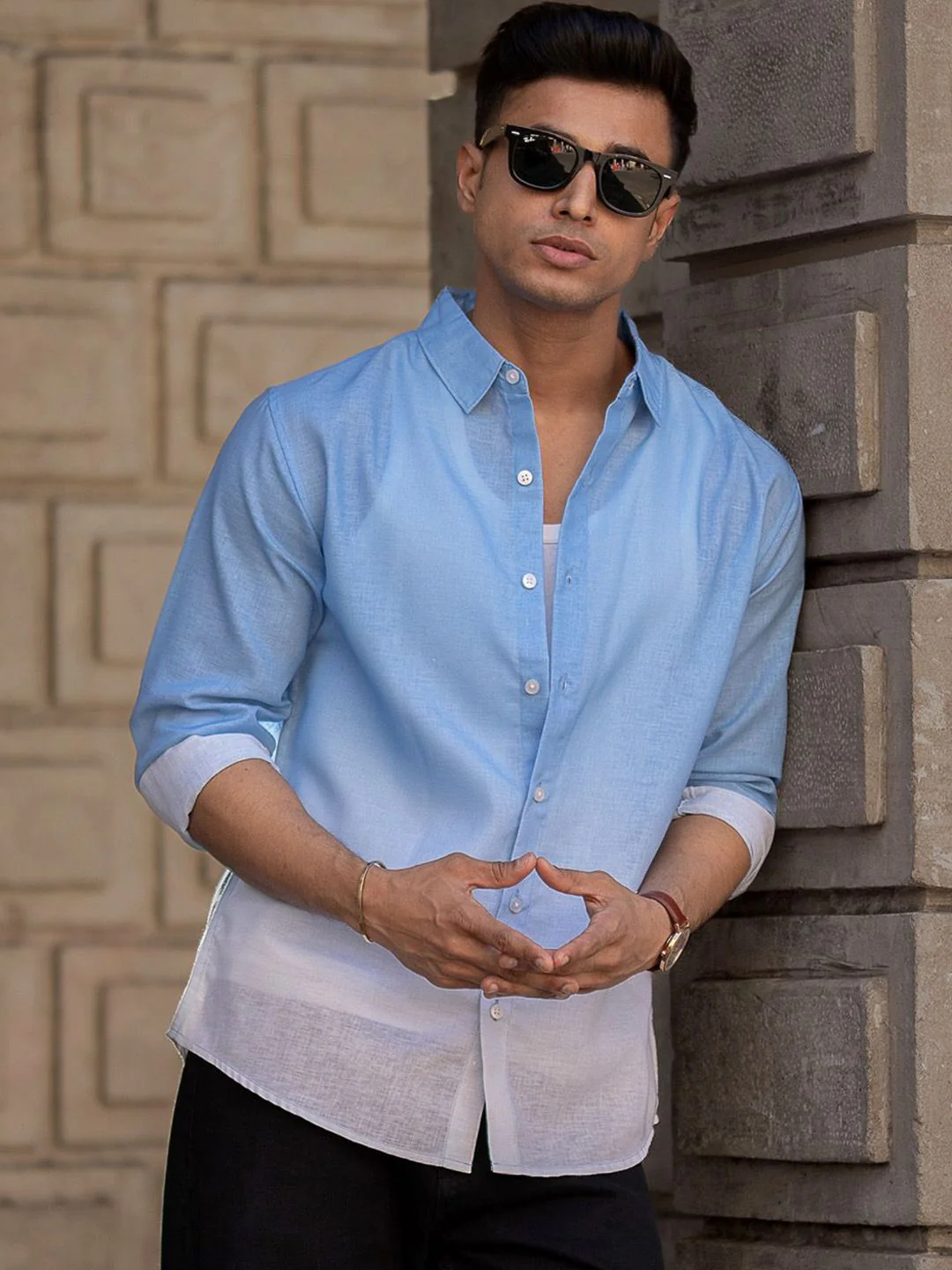 Powerlook Men Opaque Printed Casual Shirt - Image 6