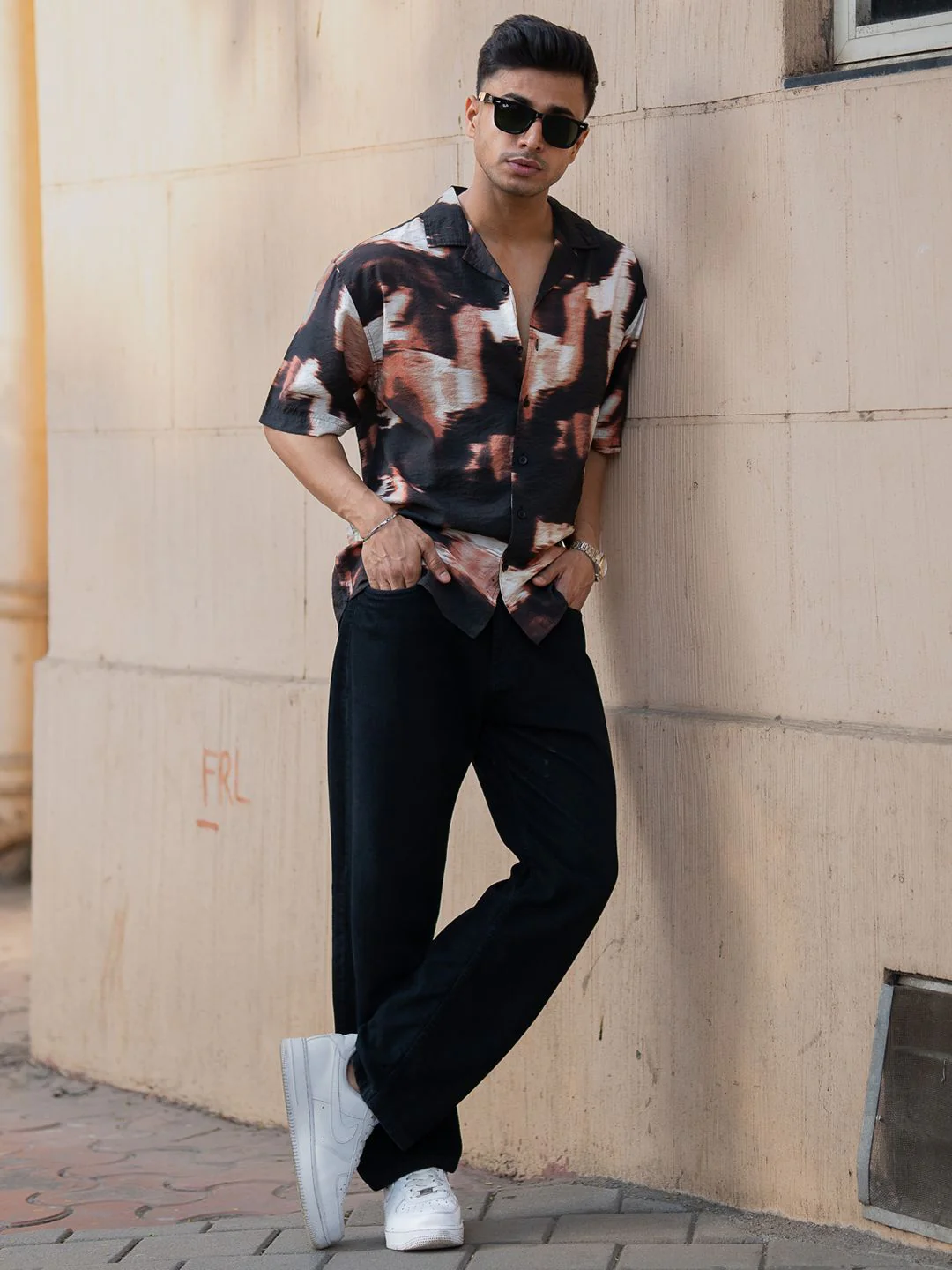 Powerlook Men Opaque Printed Casual Shirt - Image 4