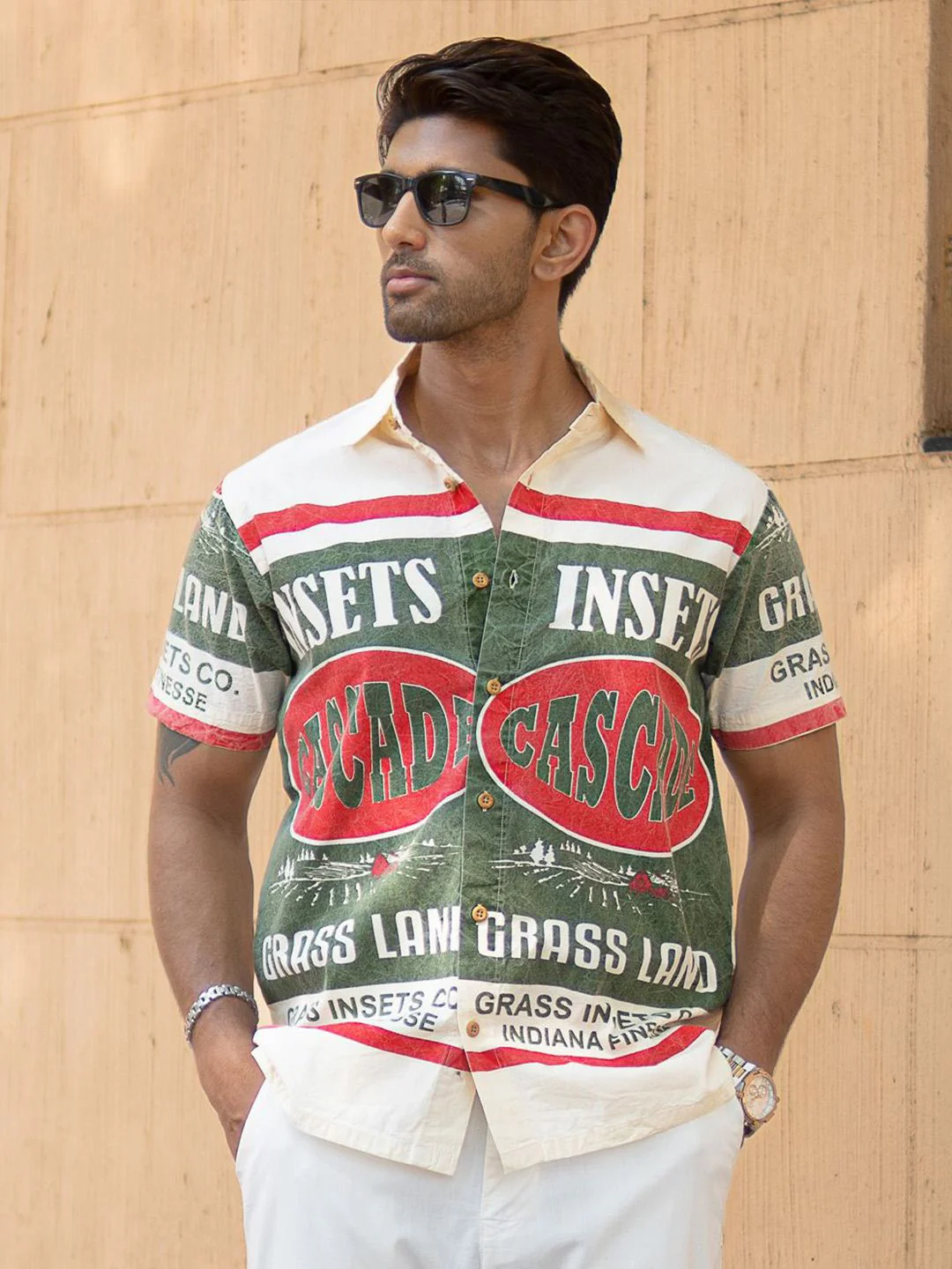 Powerlook Men Opaque Printed Casual Shirt - Image 3