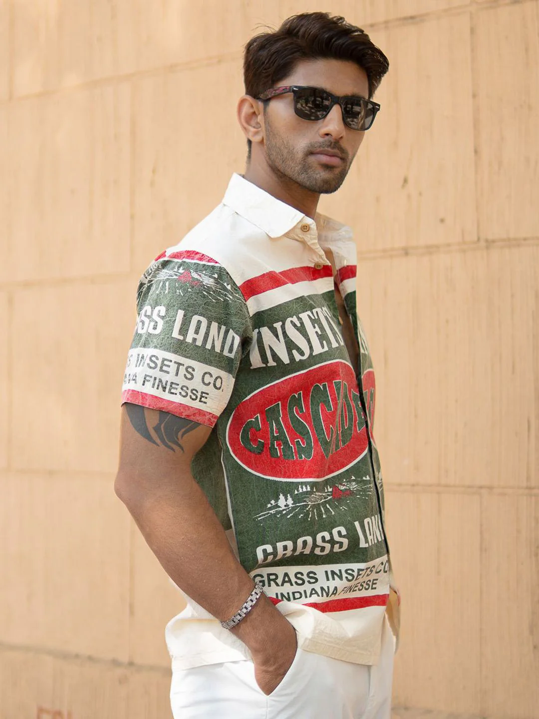 Powerlook Men Opaque Printed Casual Shirt - Image 5