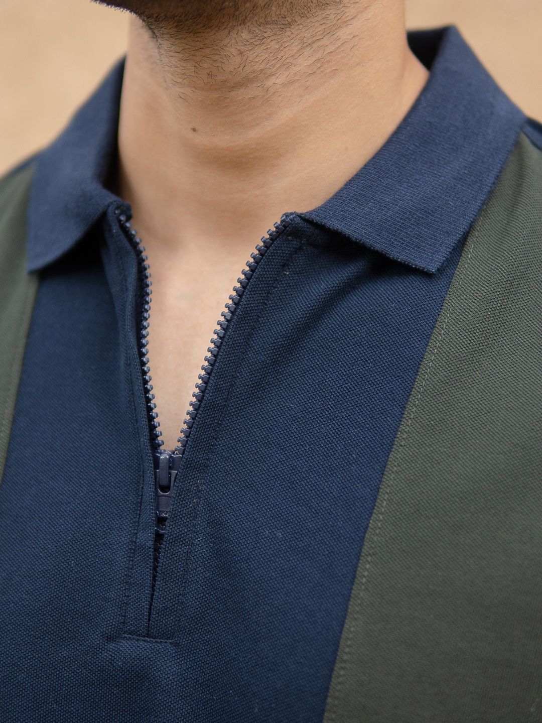 Powerlook Men Panneled Polo Tshirt ss25 - Image 7