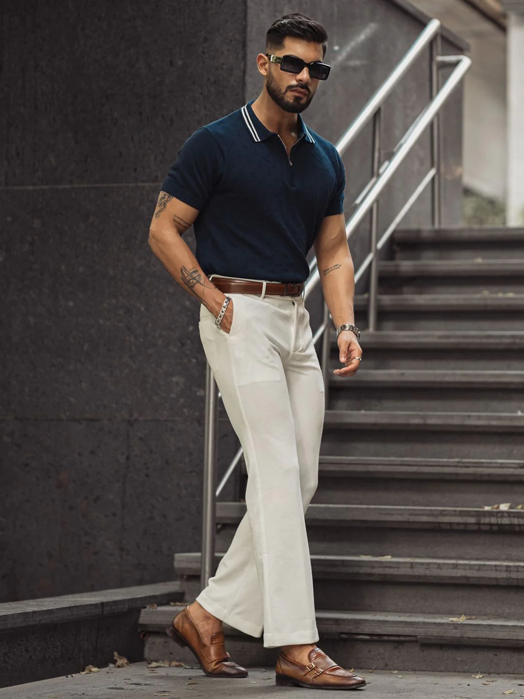 Powerlook Men Polo Collar T-shirt - Image 4