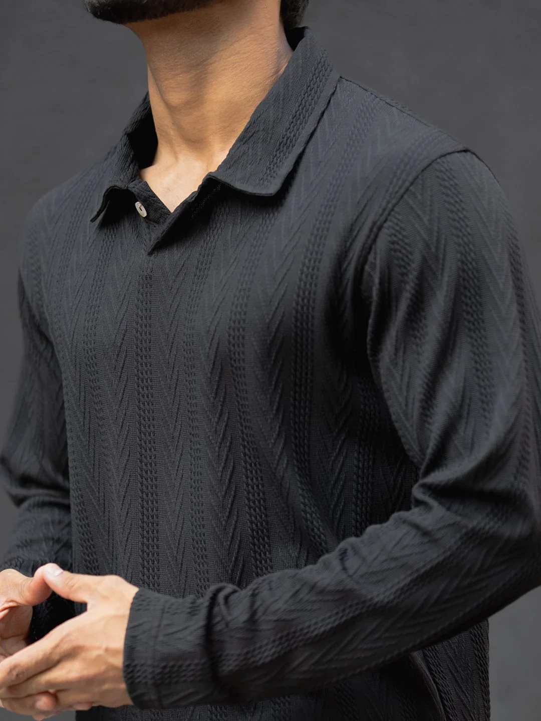 Powerlook Men Polo Collar T-shirt - Image 2