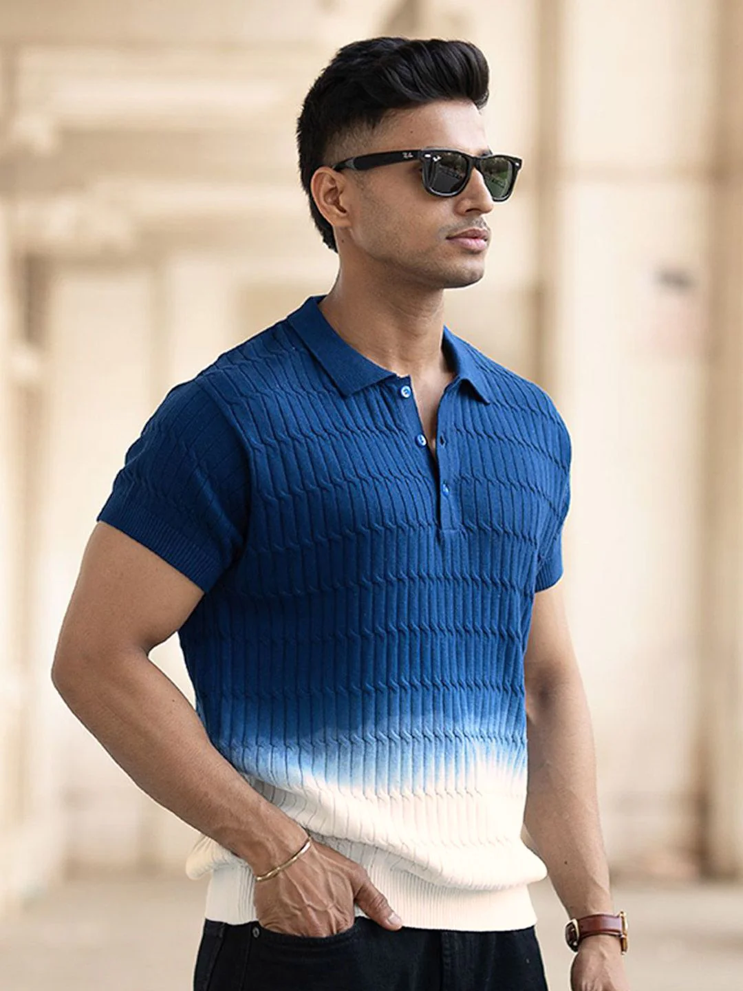 Powerlook Men Polo Collar T-shirt - Image 5