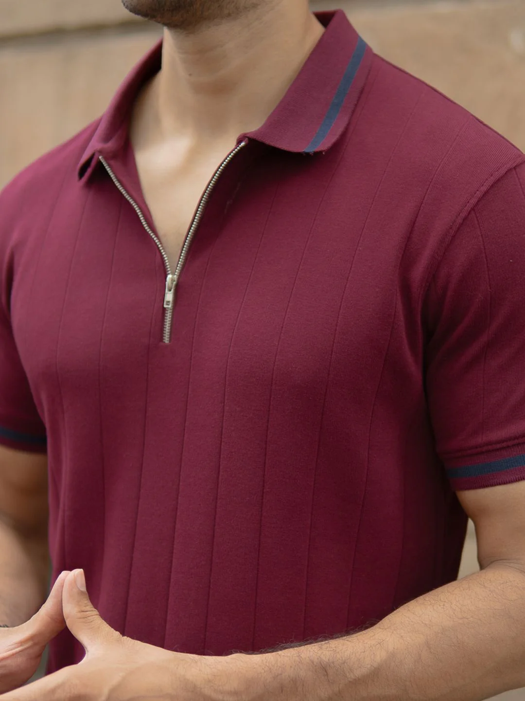 Powerlook Men Polo Collar T-shirt - Image 2