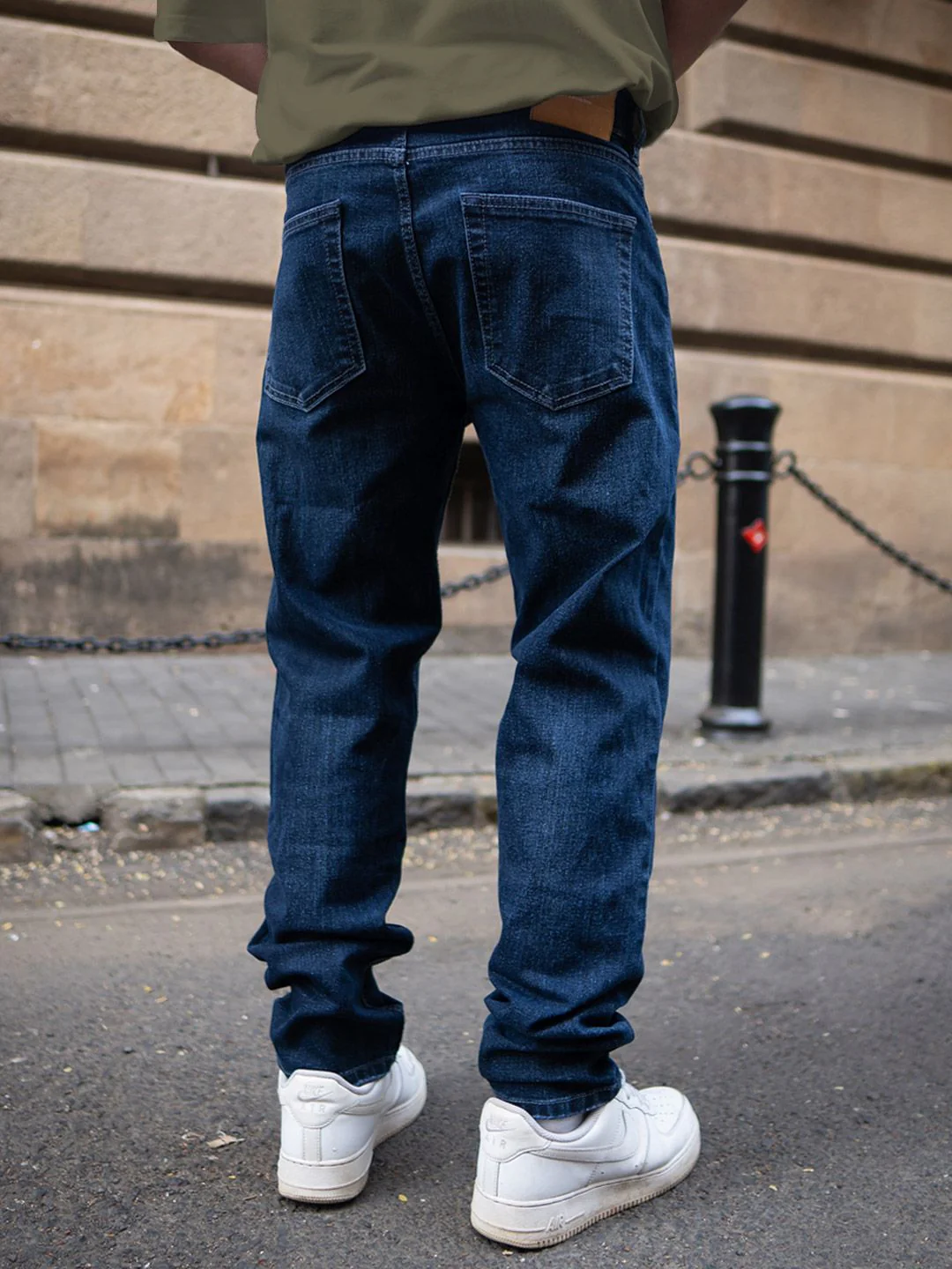 Powerlook Men Regular Fit Mid-Rise Cotton Jeans - Image 3