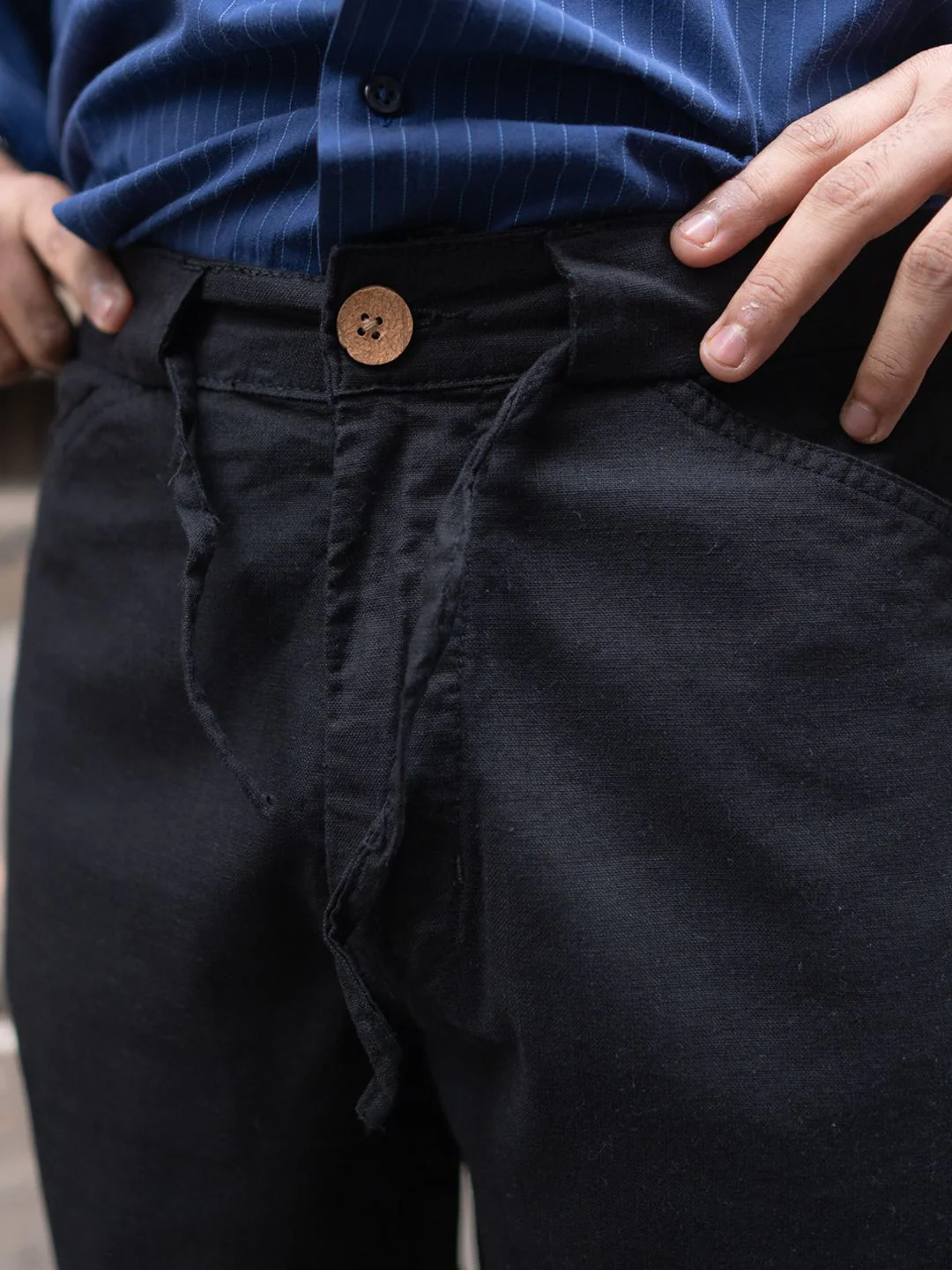 Powerlook Men Regular Fit Mid Rise Cotton Trousers - Image 6
