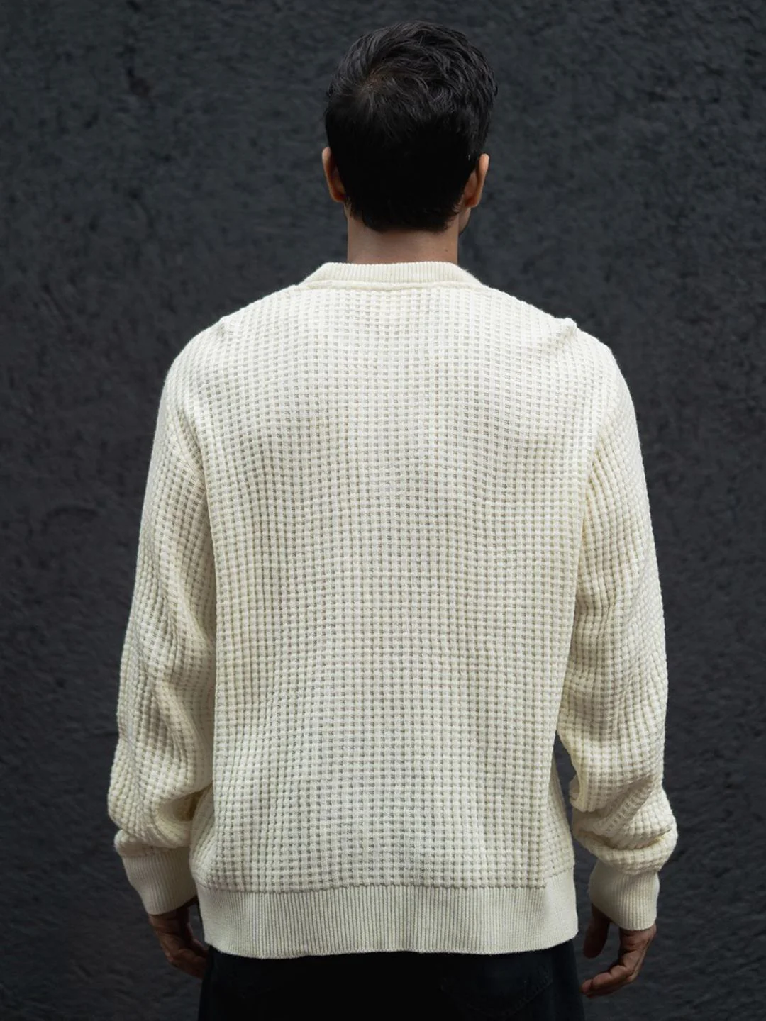 Powerlook Self Design Henley Neck Sweaters - Image 5