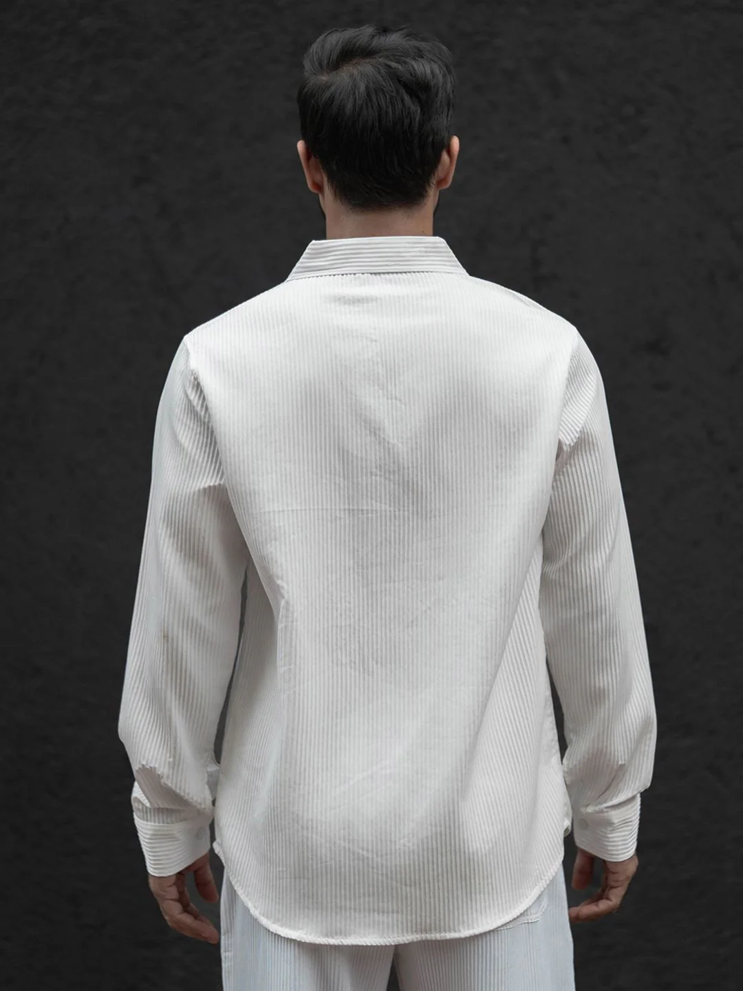 Powerlook Men Semi Sheer Casual Shirt - Image 5