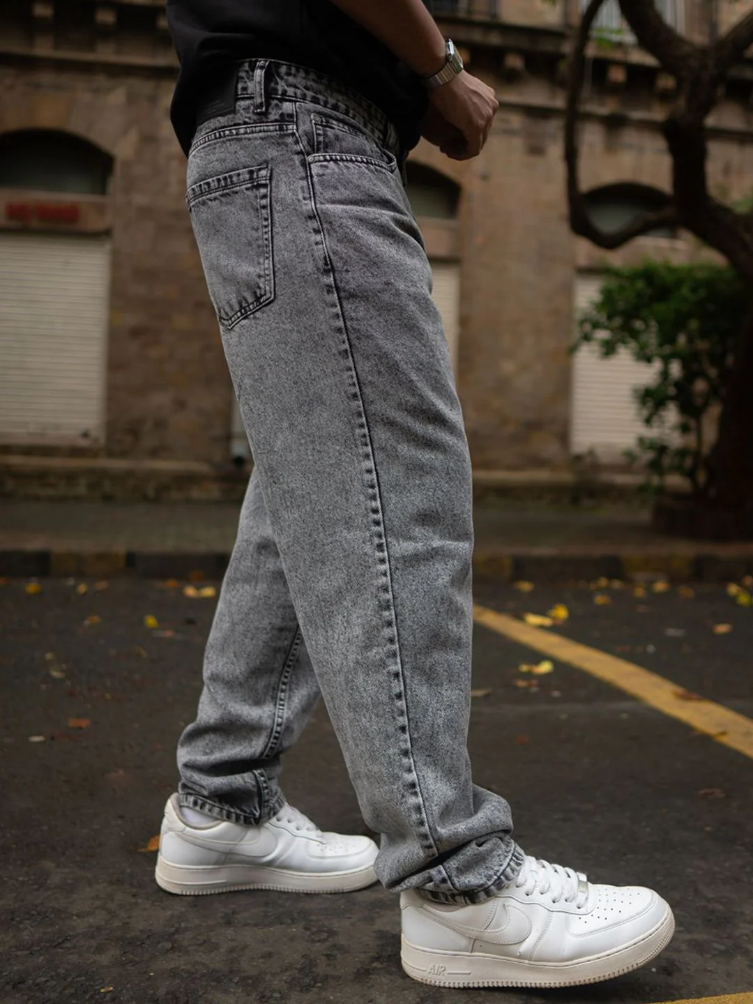 Powerlook Men Slash Knee Jeans - Image 2