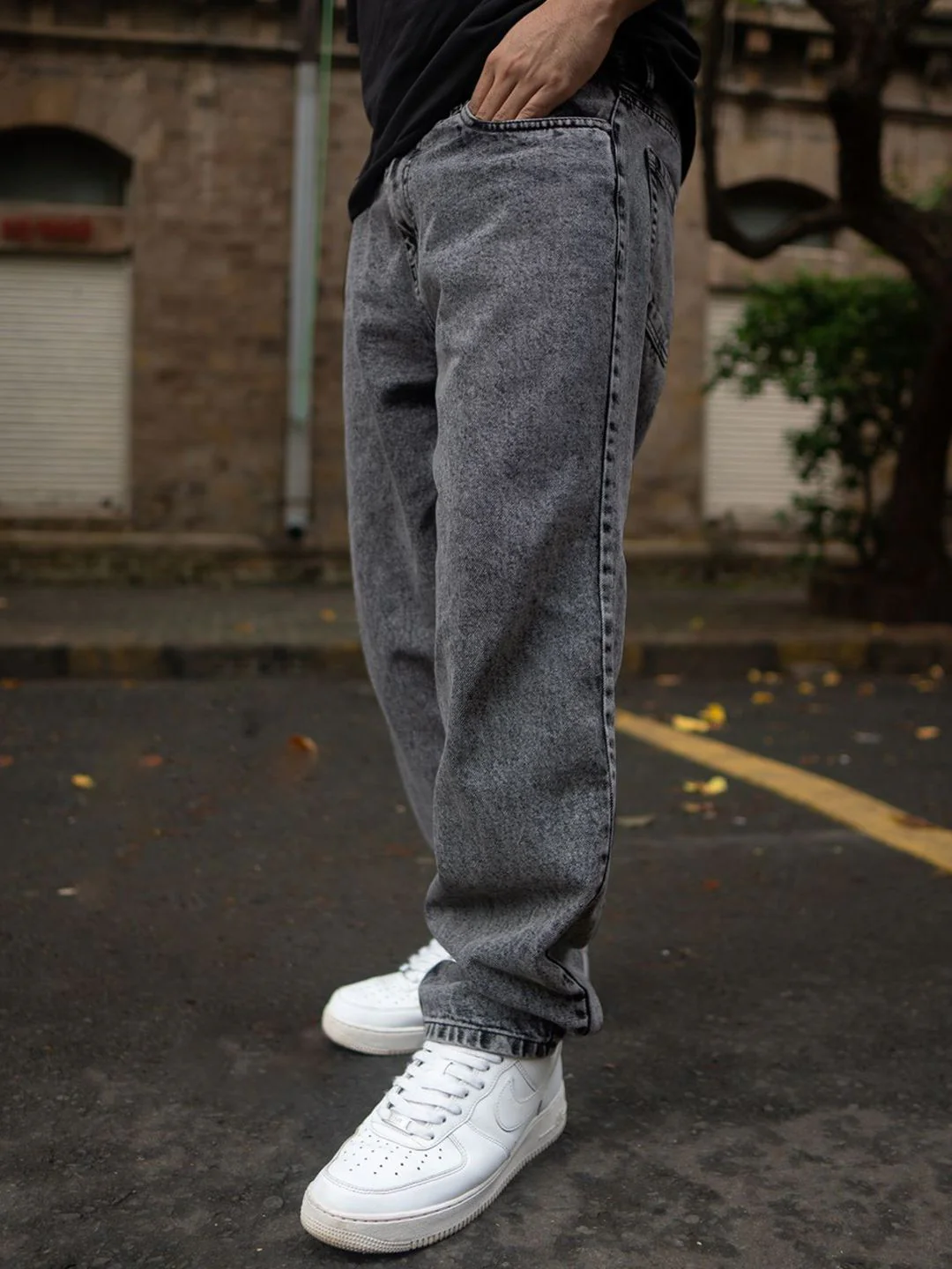 Powerlook Men Slash Knee Jeans - Image 3
