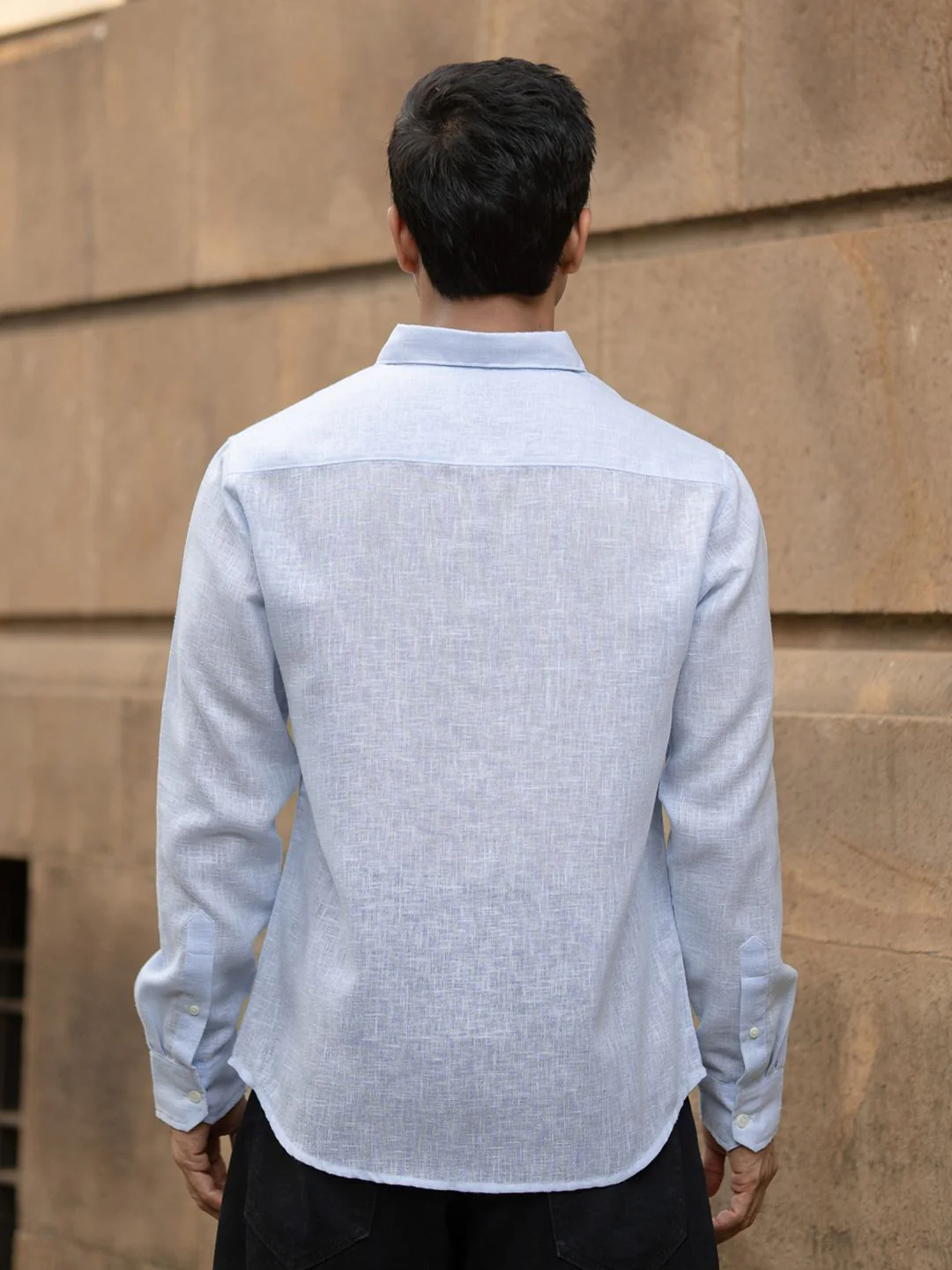 Powerlook Men Solid Button-Down Collar Casual Shirt - Image 4