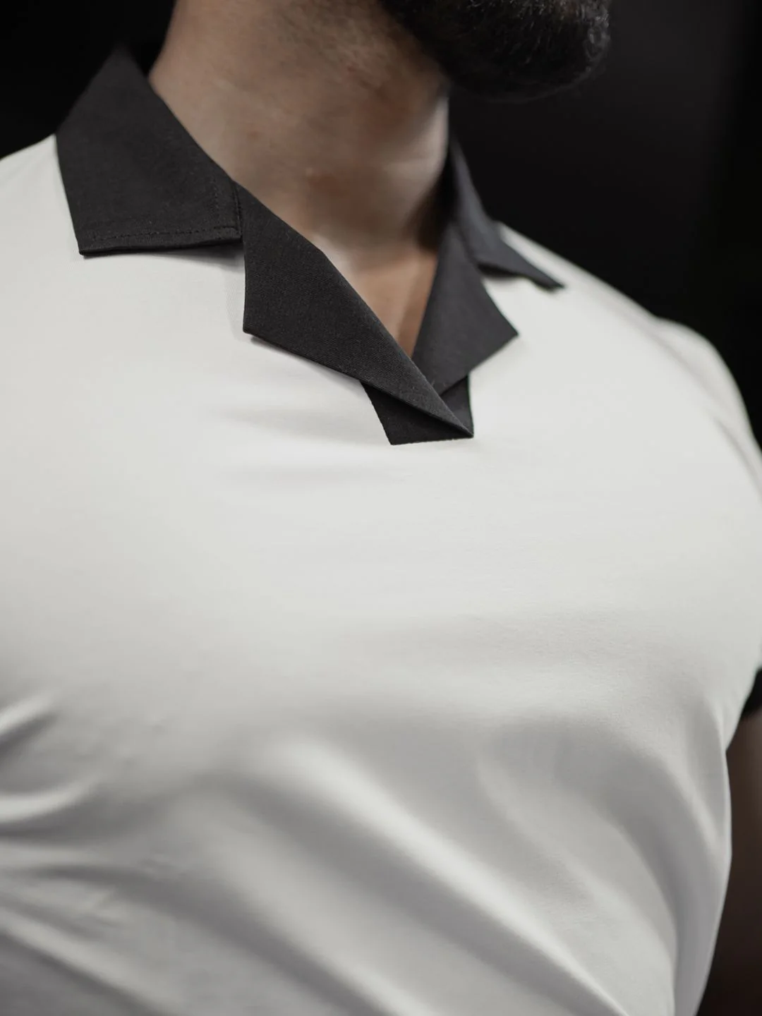 Powerlook Men Solid Polo Collar Cotton T-shirt - Image 7