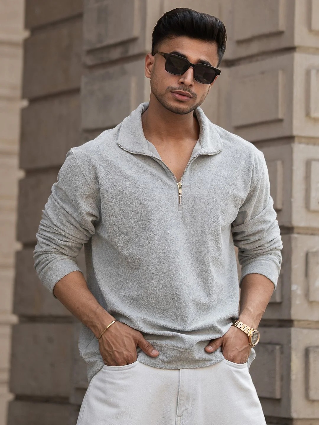 Powerlook Men Solid Polo Collar T-shirt - Image 13