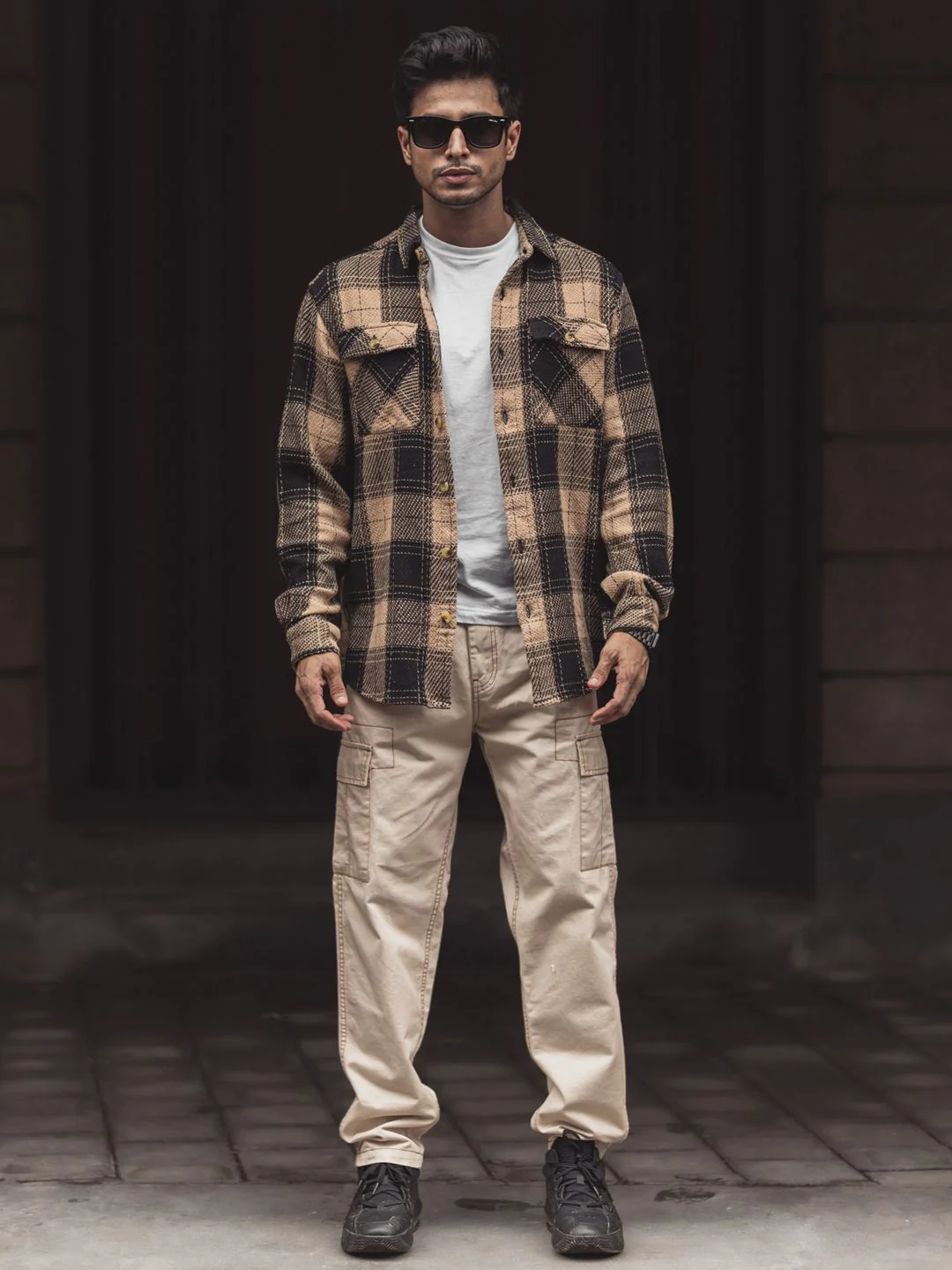 Powerlook Men Tartan Checks Opaque Checked Casual Shirt - Image 4