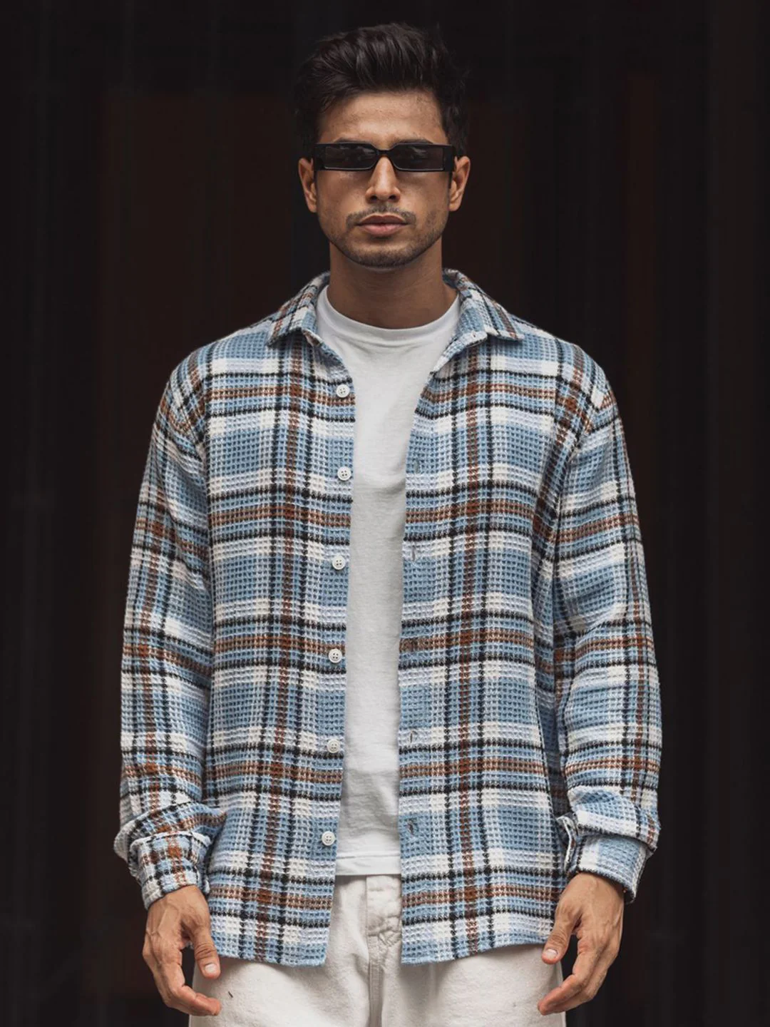 Powerlook Men Tartan Checks Opaque Checked Casual Shirt