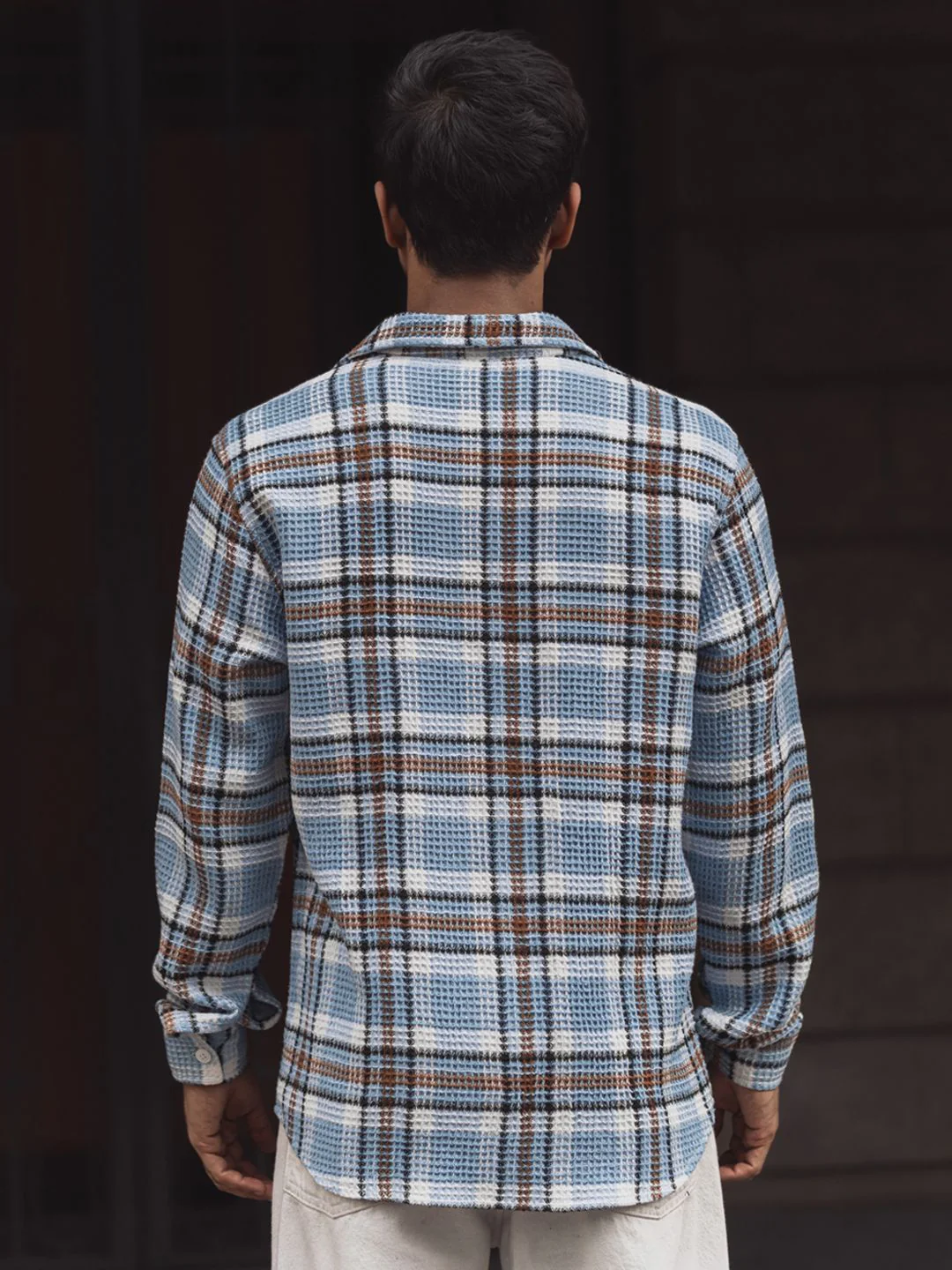 Powerlook Men Tartan Checks Opaque Checked Casual Shirt - Image 5