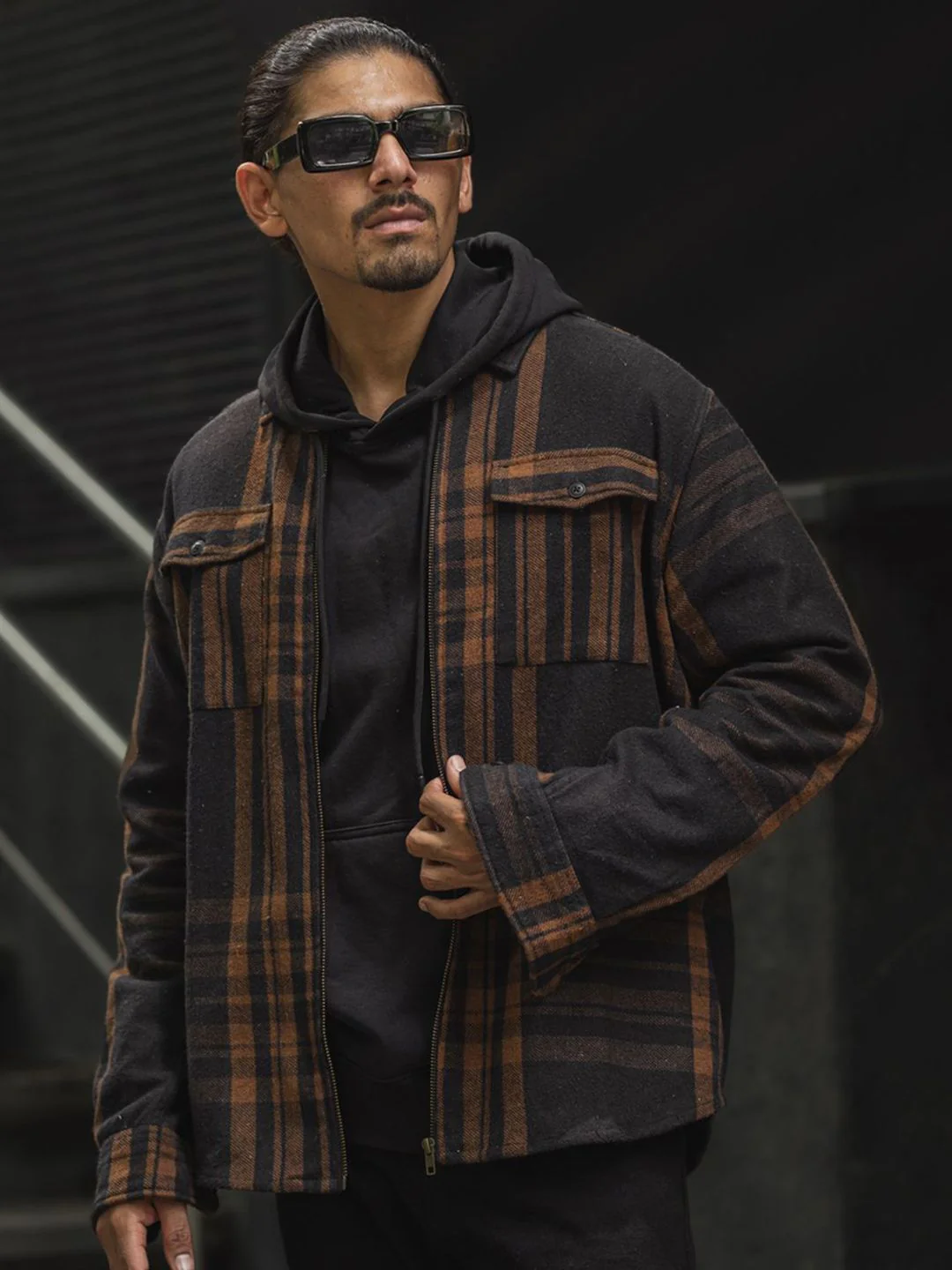Powerlook Men Tartan Checks Opaque Checked Casual Shirt - Image 6