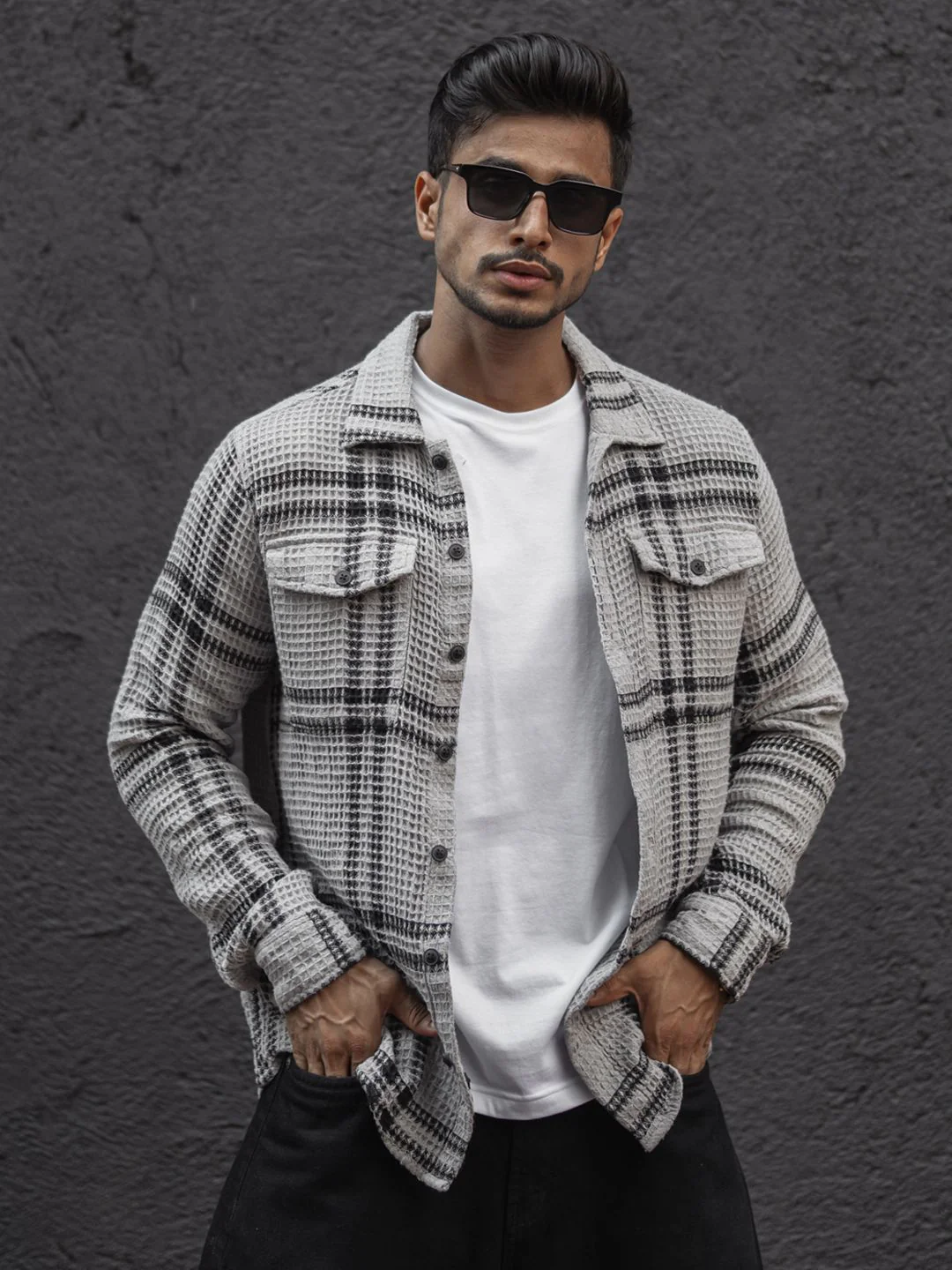 Powerlook Men Tartan Checks Opaque Checked Casual Shirt - Image 6