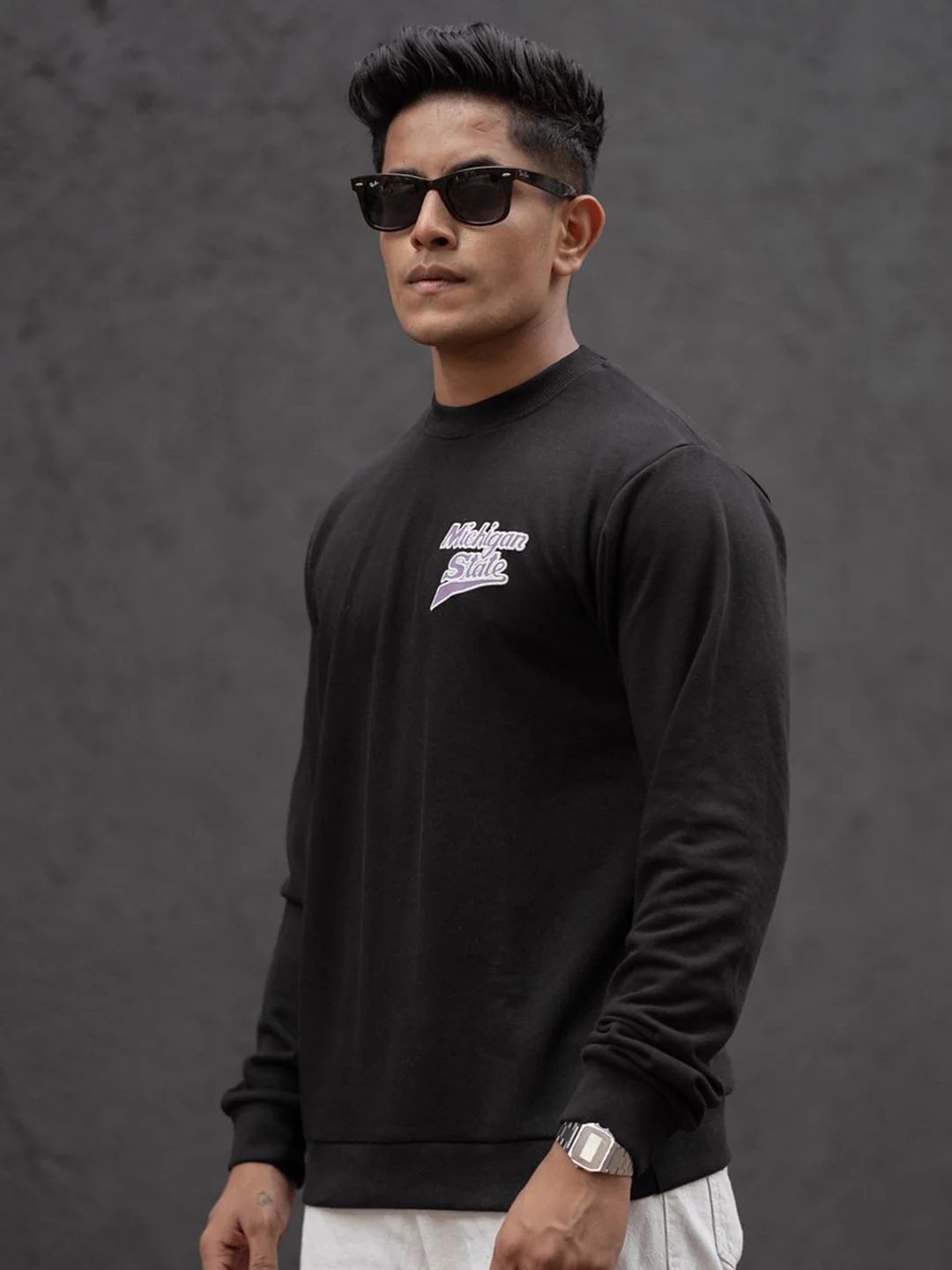 Powerlook Pure Cotton Printed Sweatshirt - Image 5