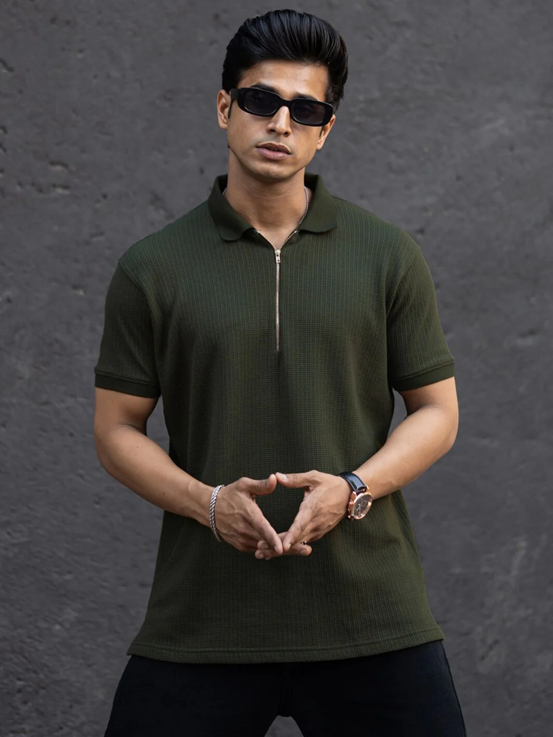 Powerlook Men V-Neck Pockets T-shirt - Image 6