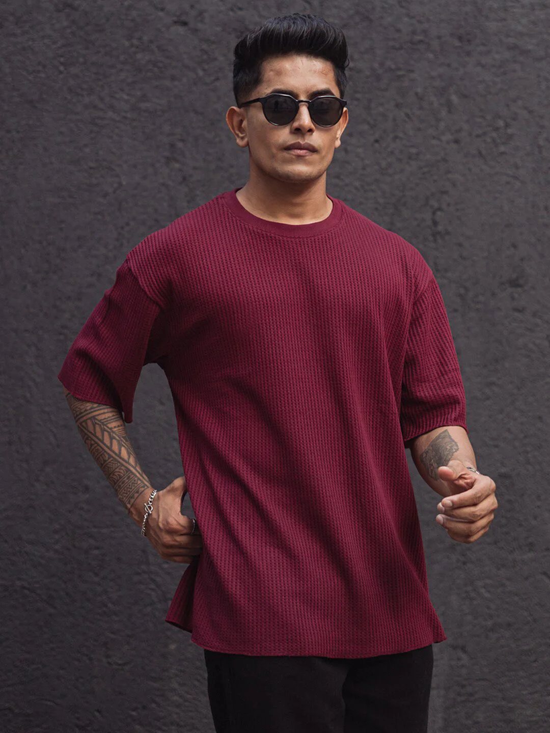 Powerlook Round Neck Short Sleeves Cotton T-shirt - Image 6