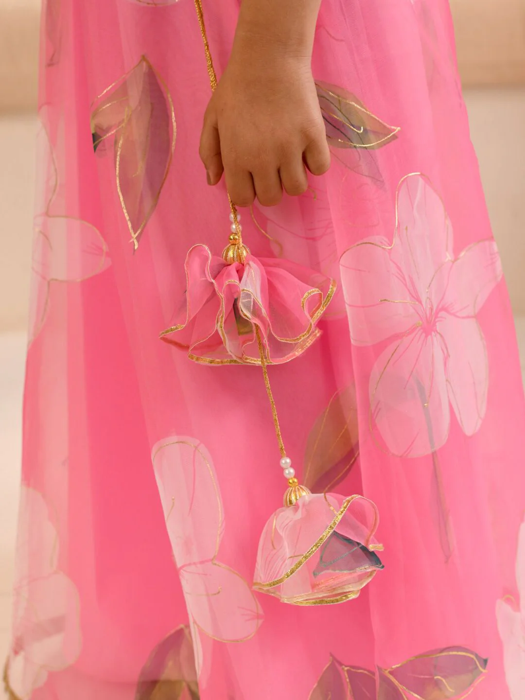 pspeaches Girls Printed Ready to Wear Lehenga & Blouse With Dupatta - Image 6