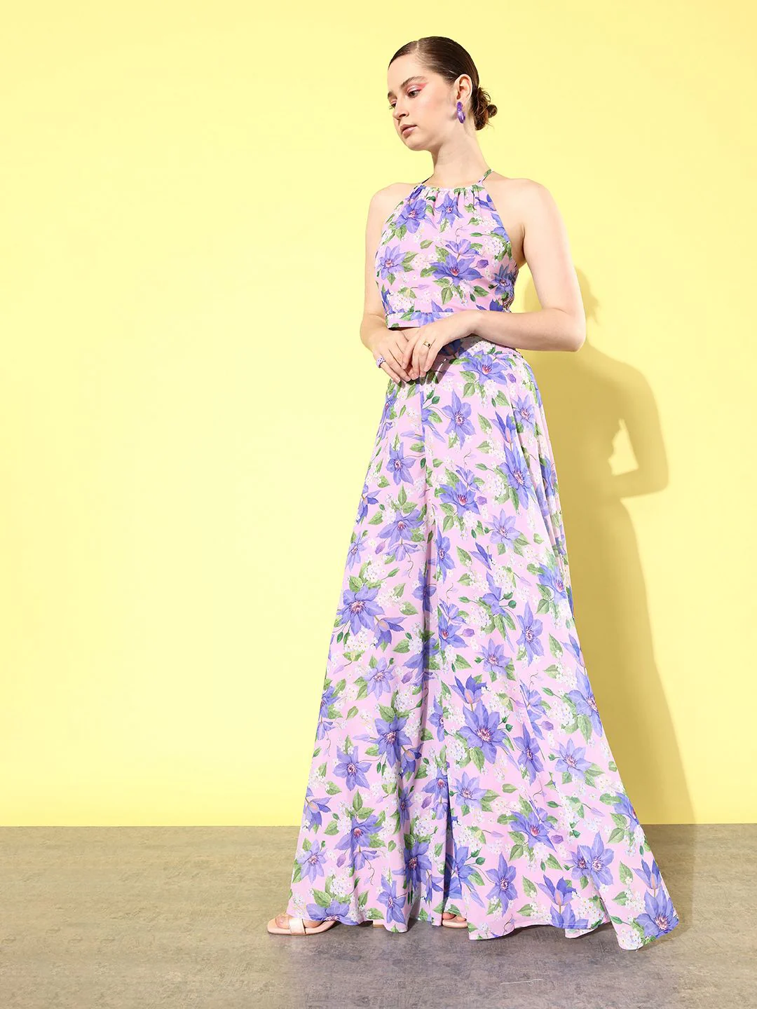 QUIERO Printed Top with Palazzos - Image 3