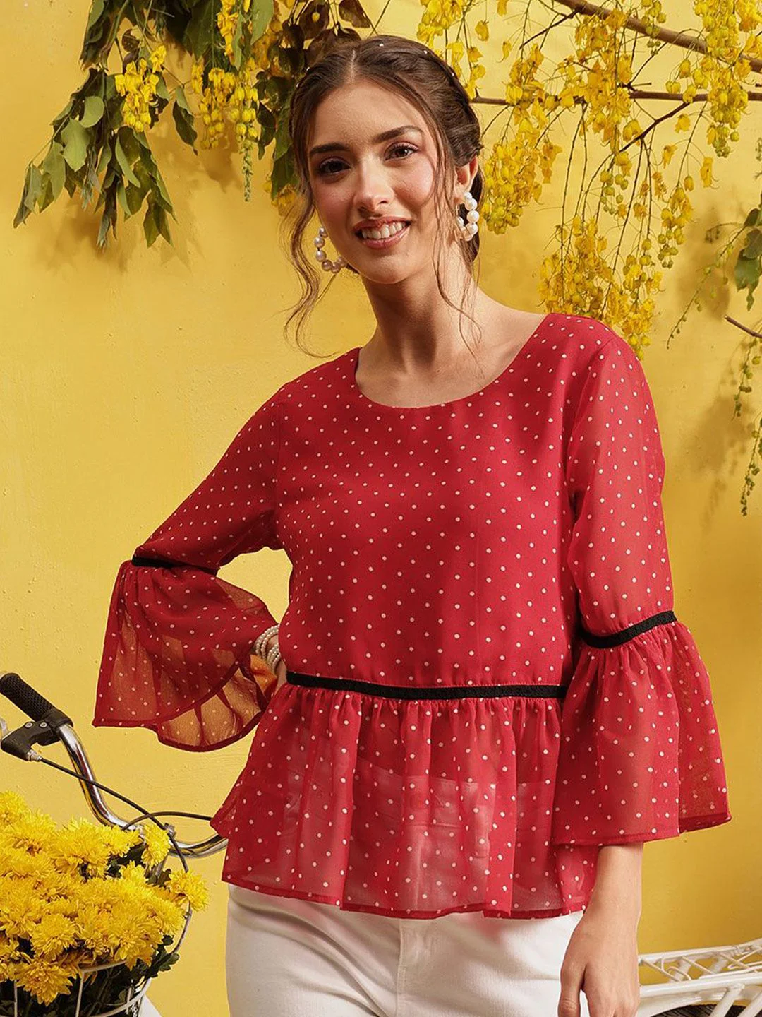 QUIERO Women 1 Floral Print Regular Top