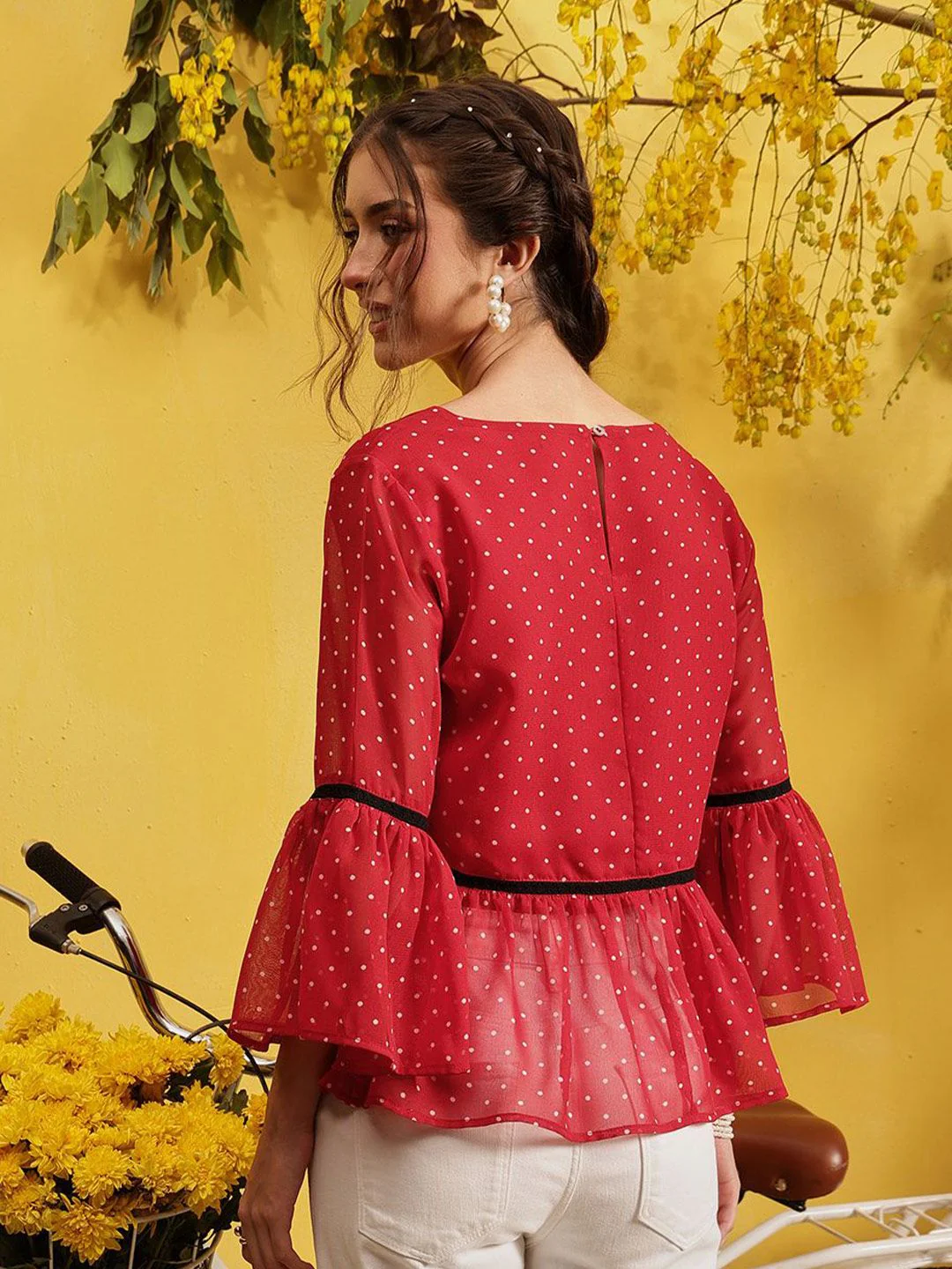 QUIERO Women 1 Floral Print Regular Top - Image 5