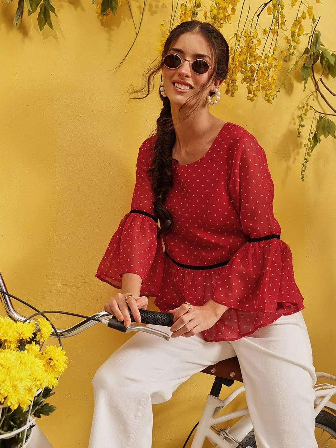 QUIERO Women 1 Floral Print Regular Top - Image 6