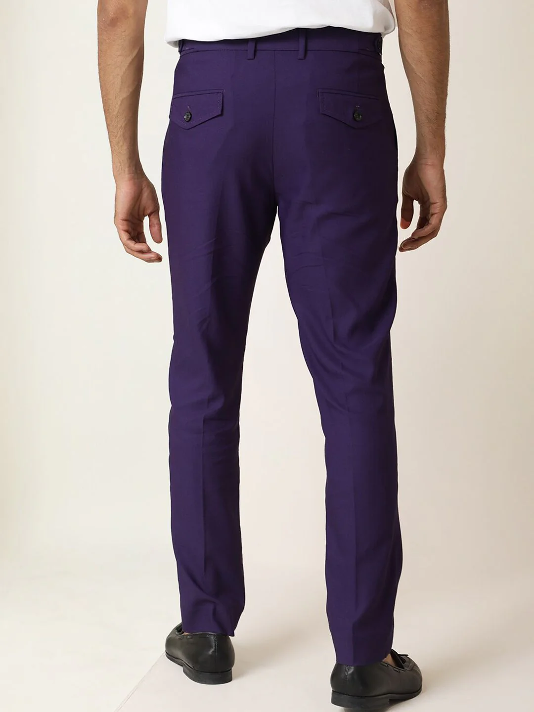 RARE RABBIT Glade Mid-Rise Slim Fit Trouser - Image 3