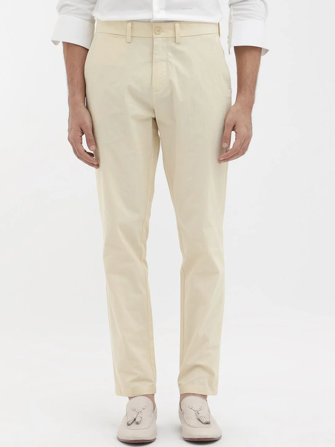 RARE RABBIT Harlow Mid-Rise Pure Cotton Regular Fit Trouser - Image 7