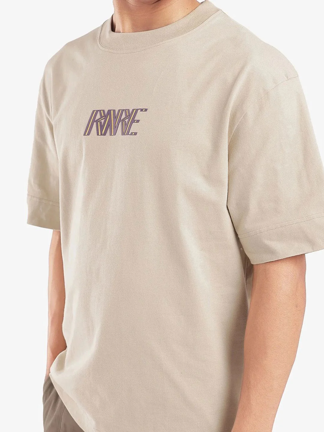 RARE RABBIT HARVE Men Typography Printed Round Neck Cotton Relaxed Fit T-shirt - Image 2