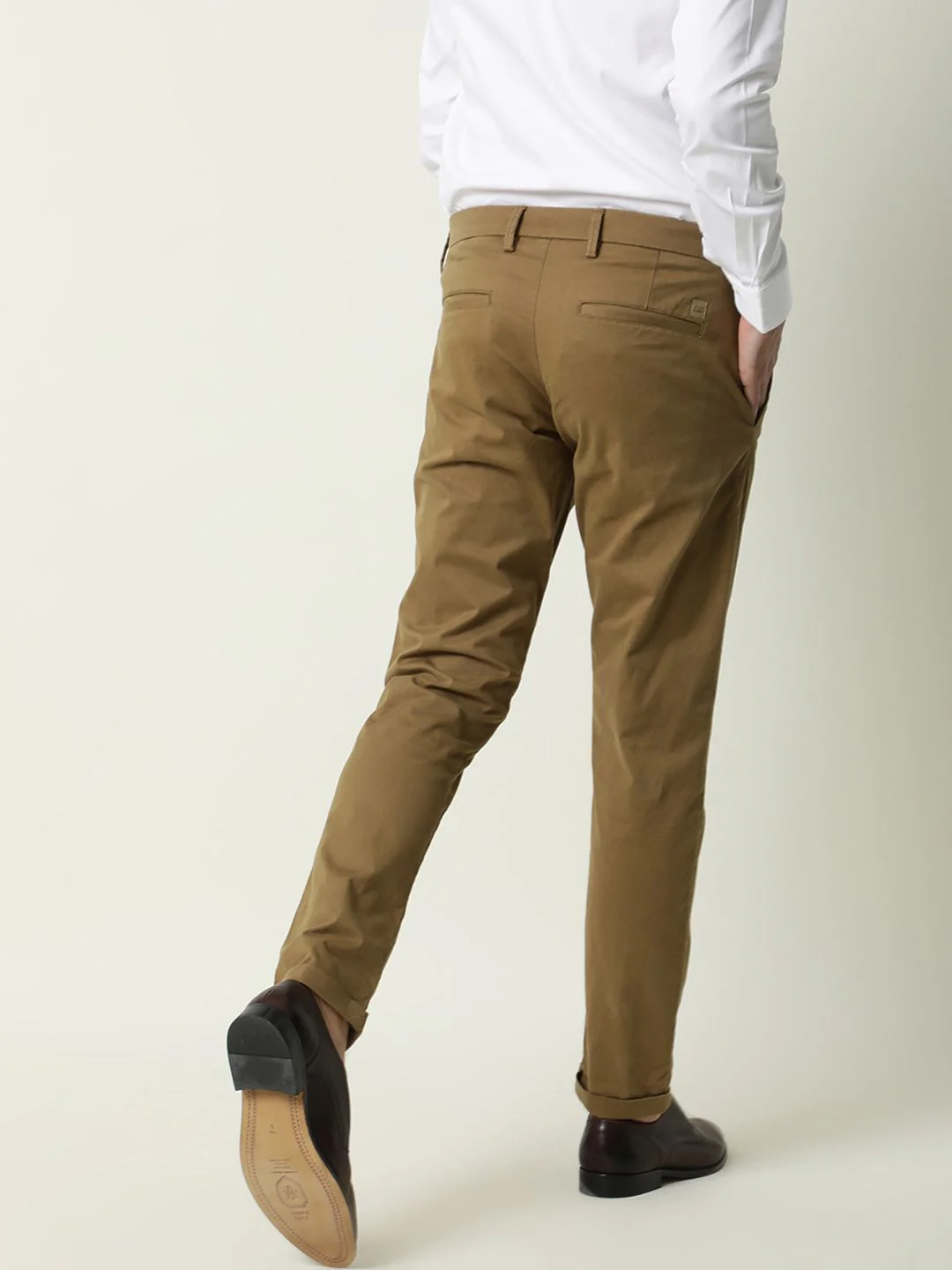 RARE RABBIT Men Aps Mid-Rise Slim Fit Trouser - Image 3