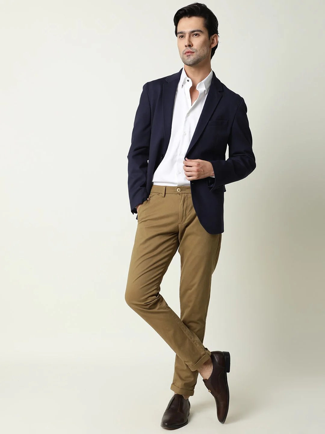 RARE RABBIT Men Aps Mid-Rise Slim Fit Trouser - Image 5