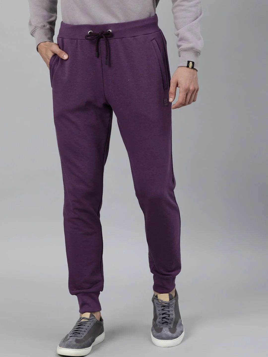 RARE RABBIT Men Arvon Slim Fit Solid Jogger - Image 2