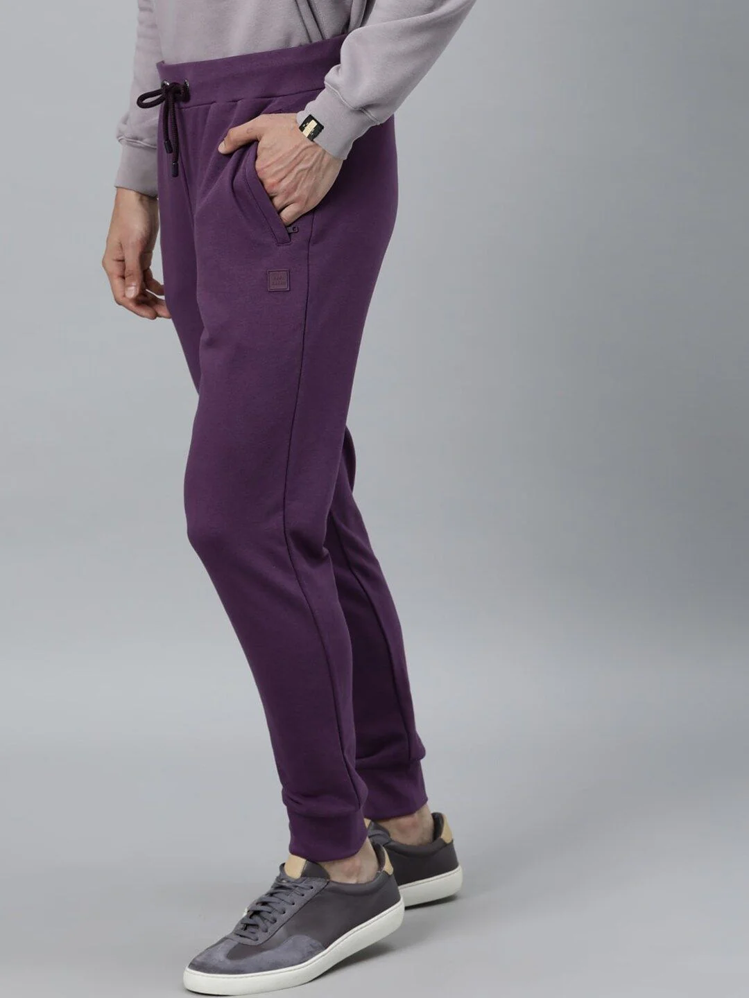 RARE RABBIT Men Arvon Slim Fit Solid Jogger - Image 3
