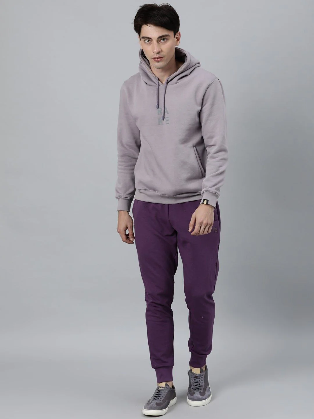 RARE RABBIT Men Arvon Slim Fit Solid Jogger - Image 4
