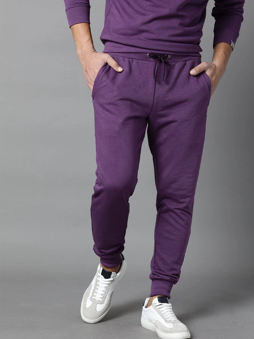 RARE RABBIT Men Arvon Slim Fit Solid Jogger - Image 6