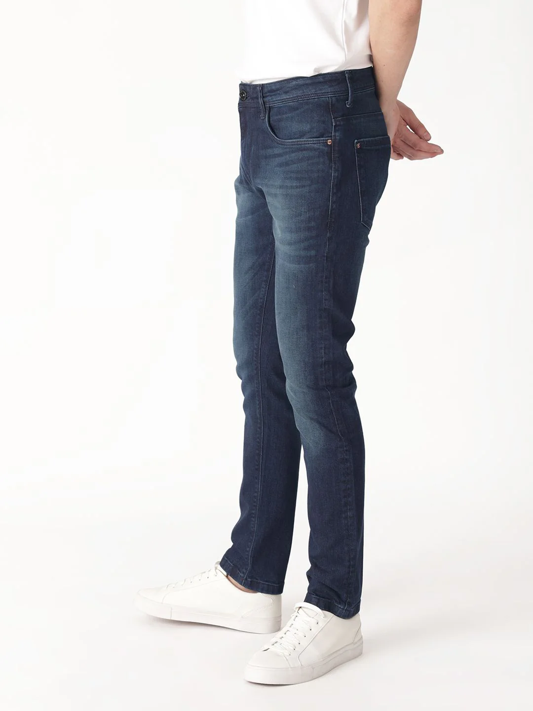RARE RABBIT Men Avalon Mid-Rise Slim Fit Jeans - Image 2