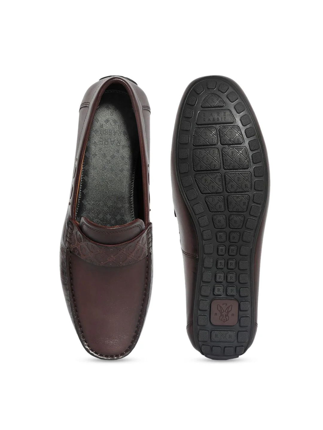 RARE RABBIT Men Bold Leather Formal Loafers - Image 4